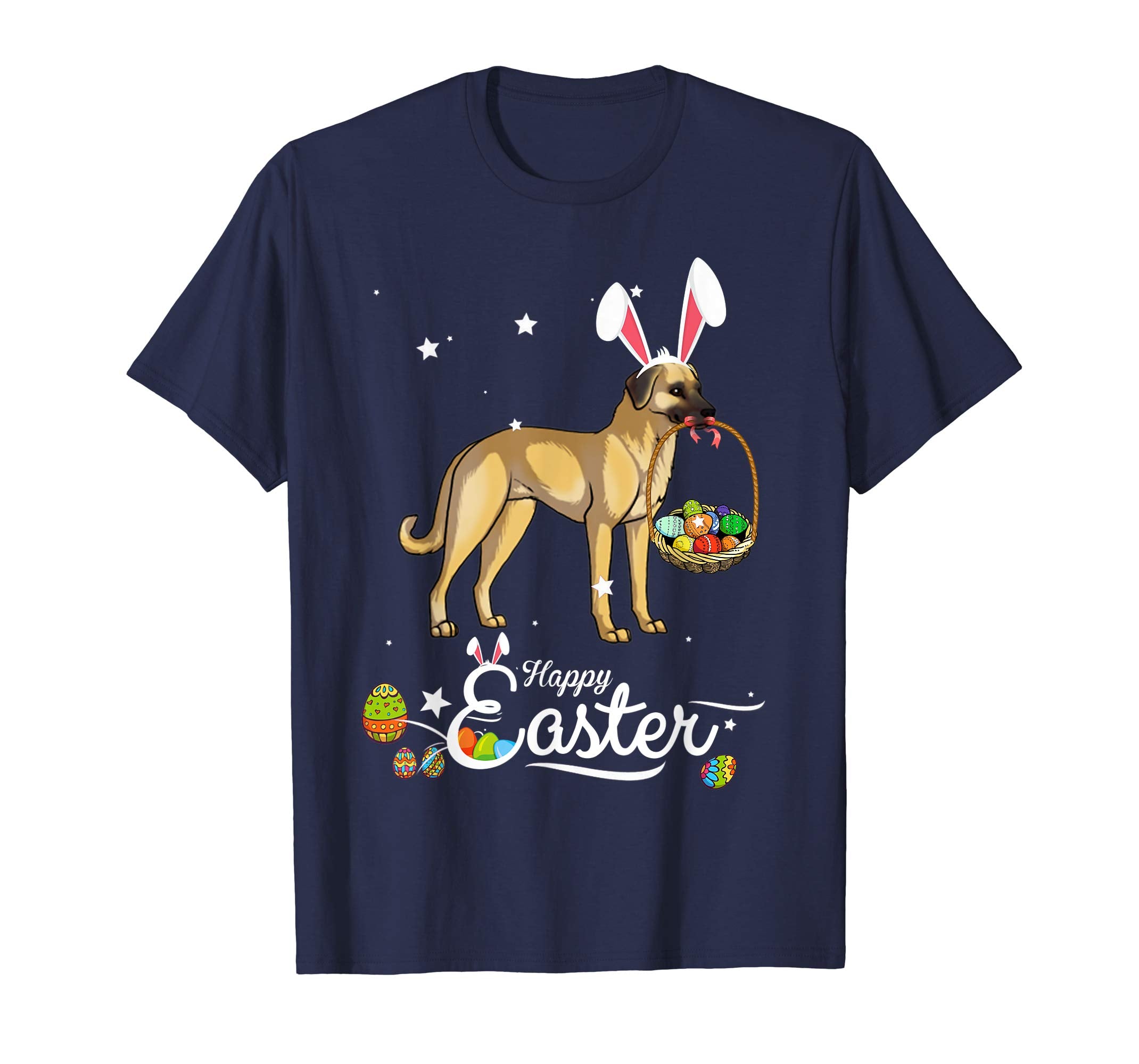 Anatolian Shepherd Dog With Bunny Hat Easter Costume T Shirt