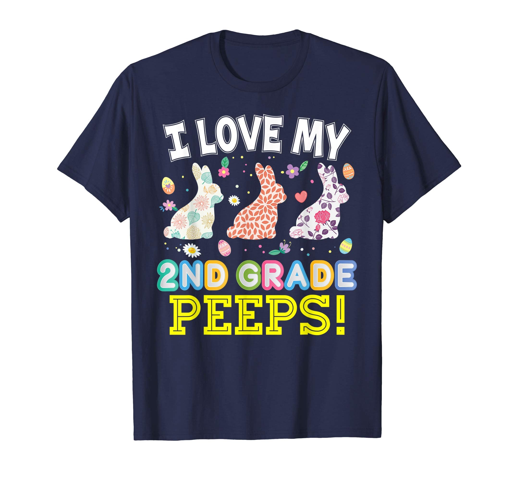 I Love My 2nd Grade Peeps Second Easter Bunnies T-Shirt