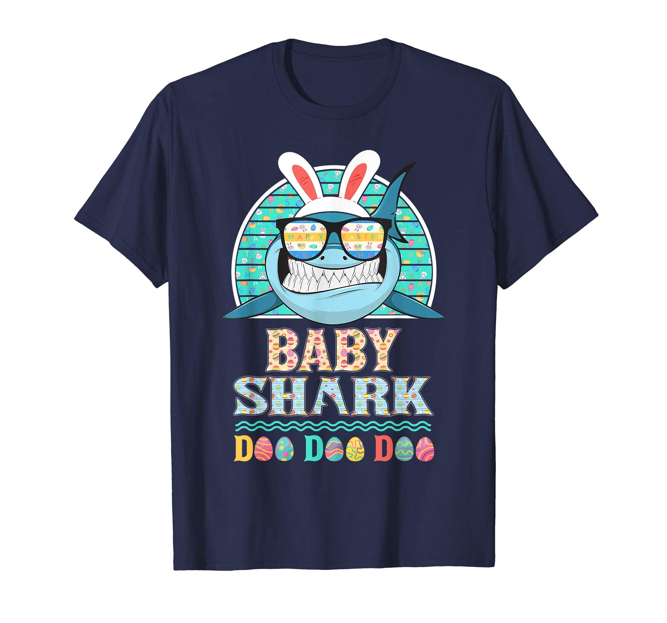 Funny Baby Shark Happy Easter Day Gift Family Shirt