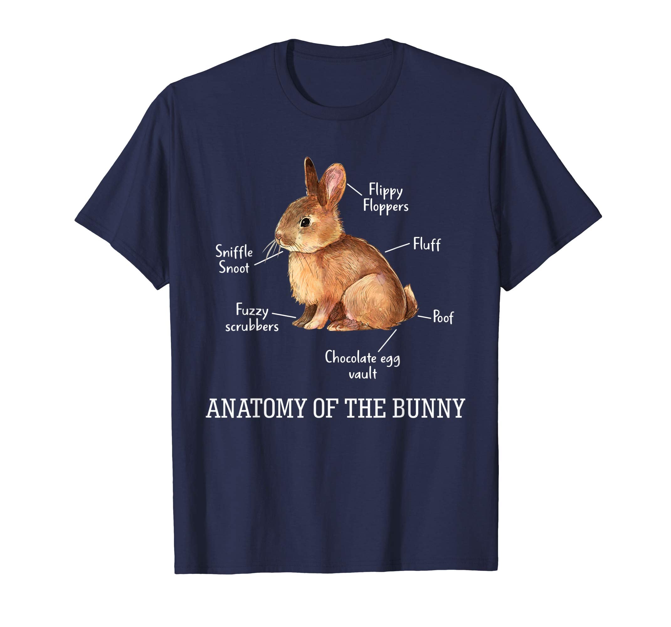 Anatomy Of The Bunny Cute Animal Love Rabbit Easter Funny