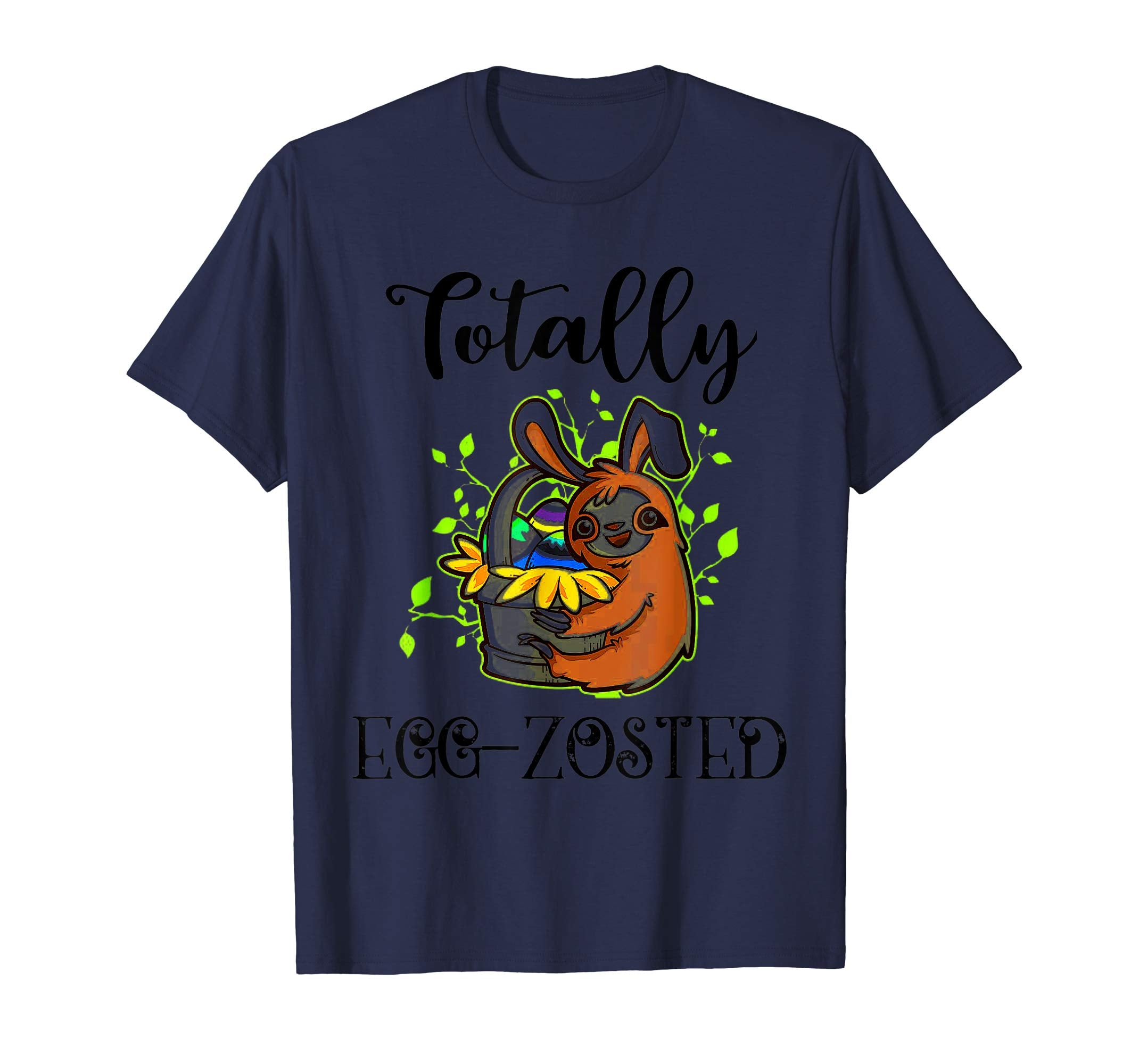 Sloth Easter T-Shirt For Lazy Tired People Adult Humor Gift