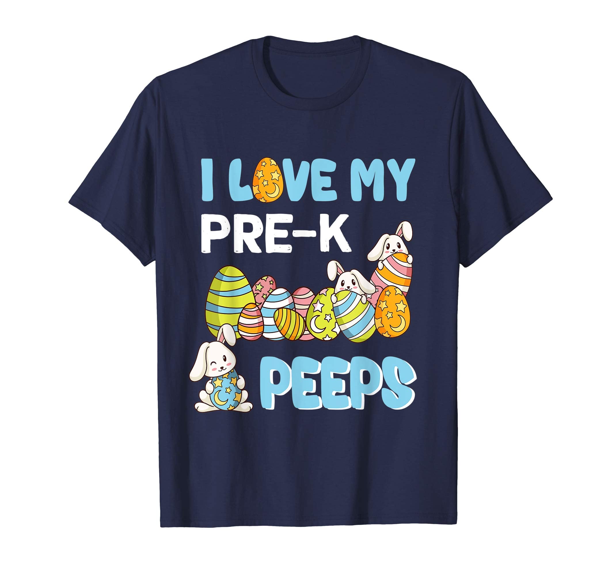 I Love My Pre-k Peeps T-Shirt Easter Day Gift