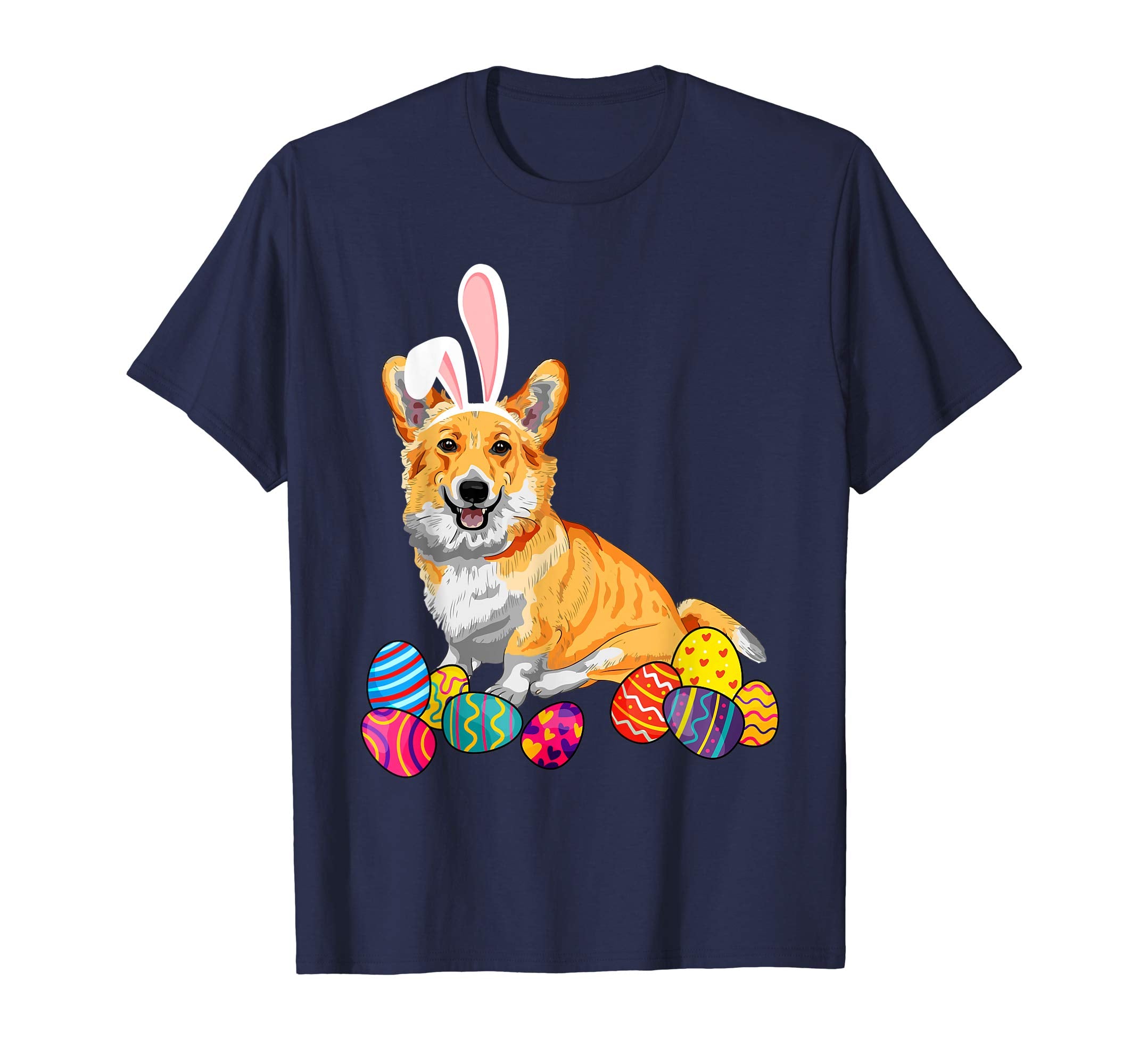Corgi Bunny Ear With Egg Easter Easter Day Shirt