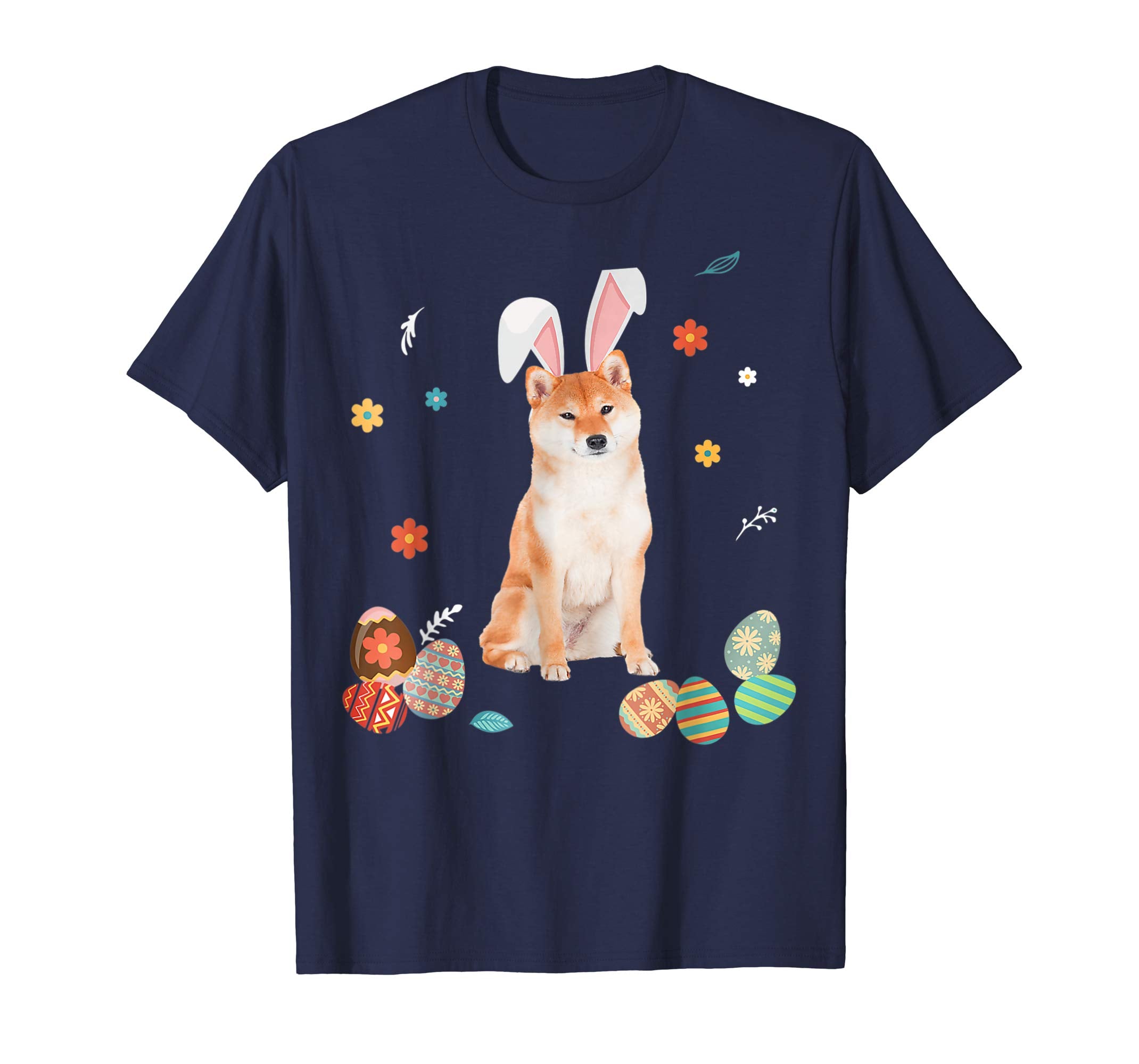 Shiba Inu Bunny Rabbit Happy Easter Day TShirt