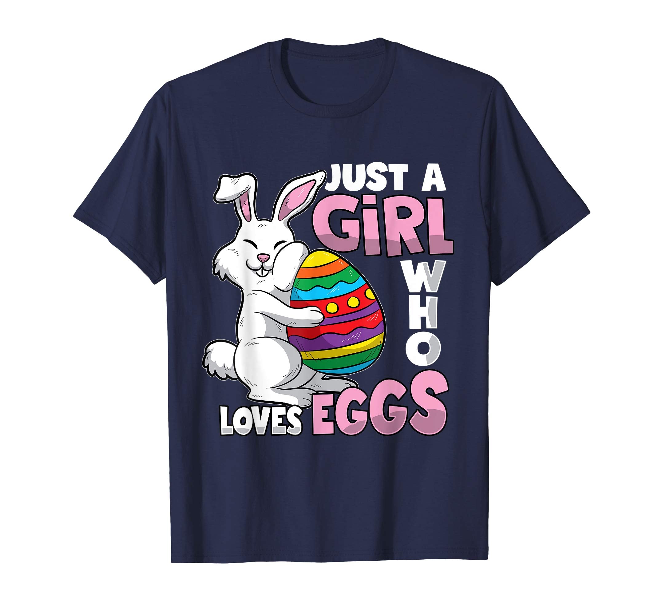 Easter Egg Hunt Girl T-shirt Cute Girls Teens Women Gift
