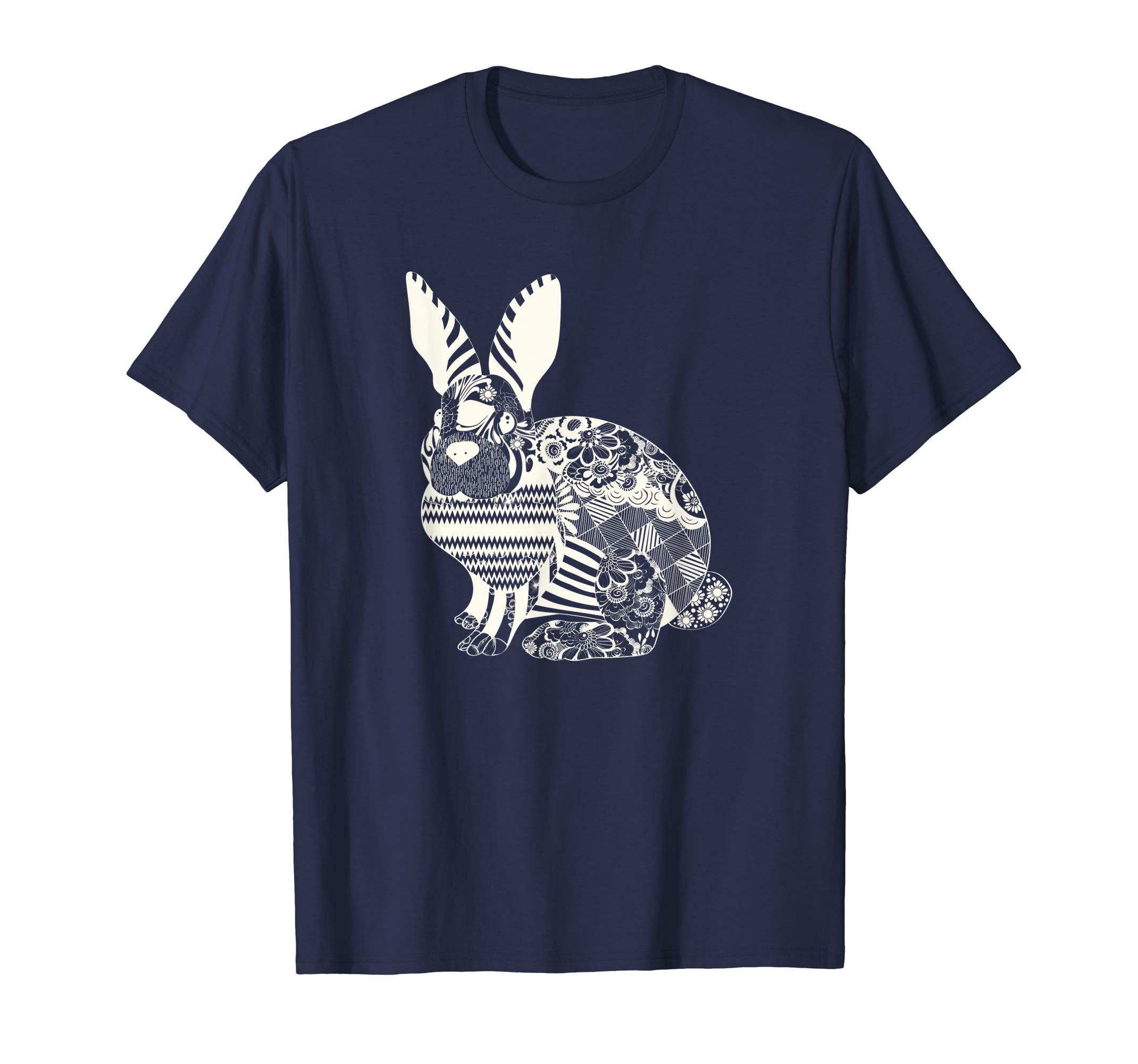 Artistic Ethno EASTER BUNNY Silhouette 1 - Fun T-Shirt