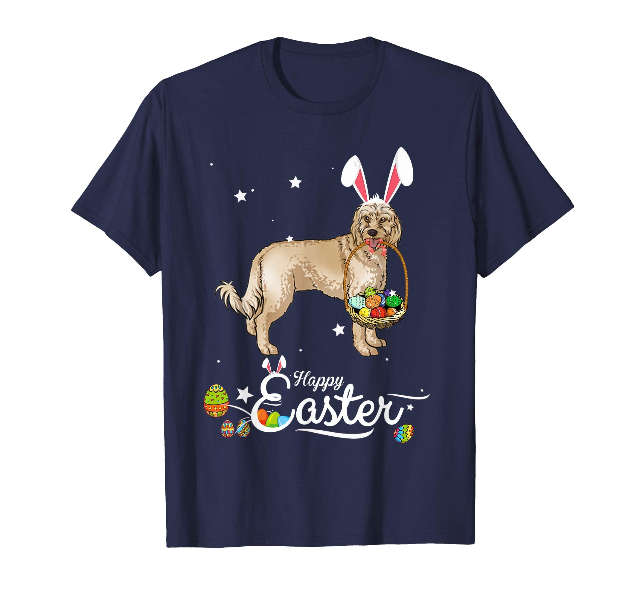 Cockapoo Dog With Bunny Hat Easter Costume T Shirt