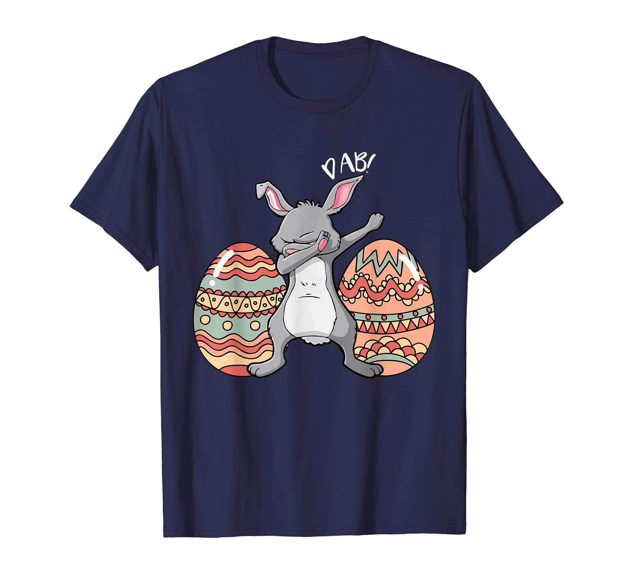 Funny Bunny Sun Glass Dab Dabbing Egg Hunting Easter T-Shirt