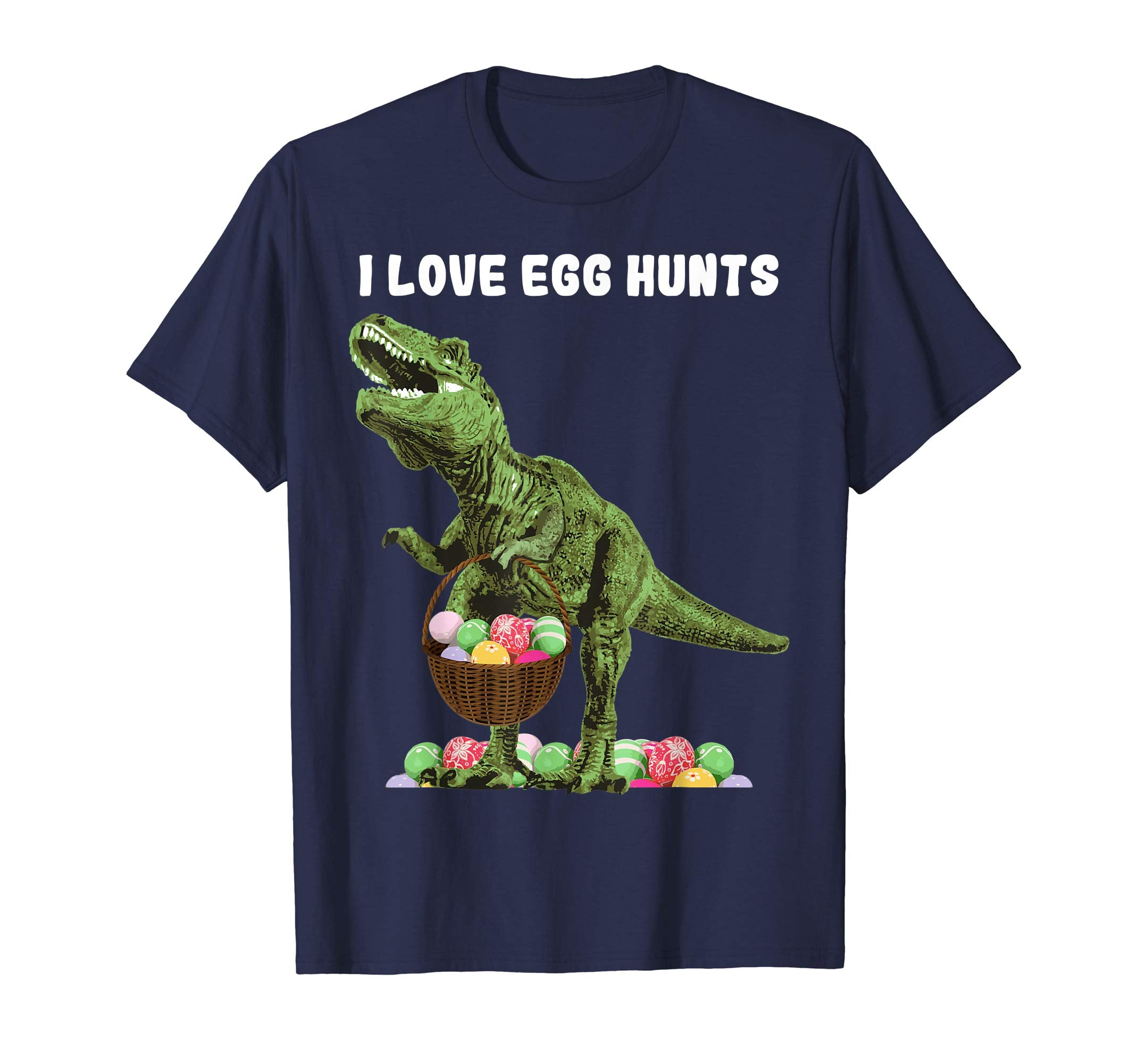 Easter T Shirt Dinosaur T Rex Kids Boys Girls EGG Hunts