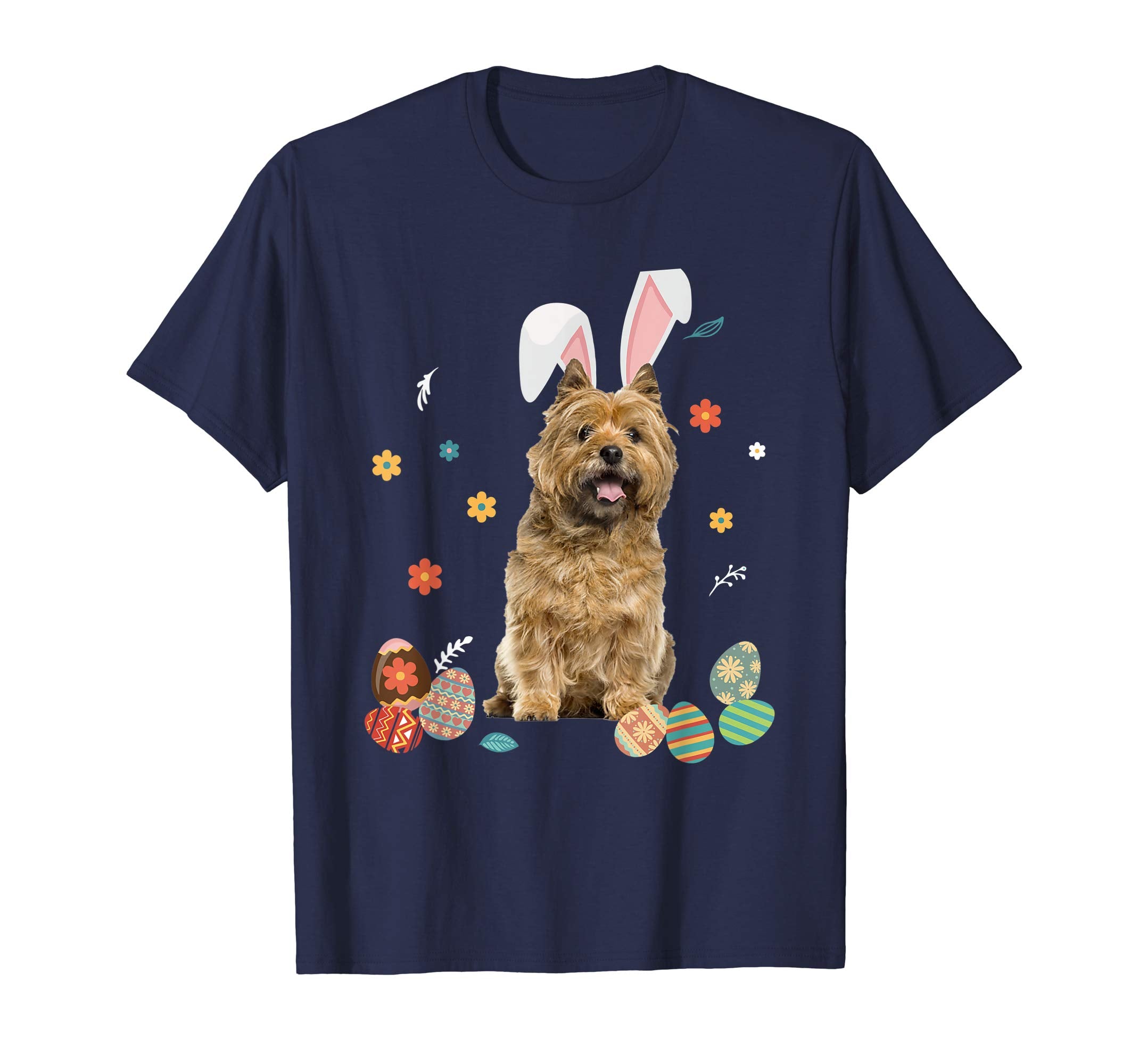 Cairn Terrier Bunny Rabbit Happy Easter Day T-Shirt