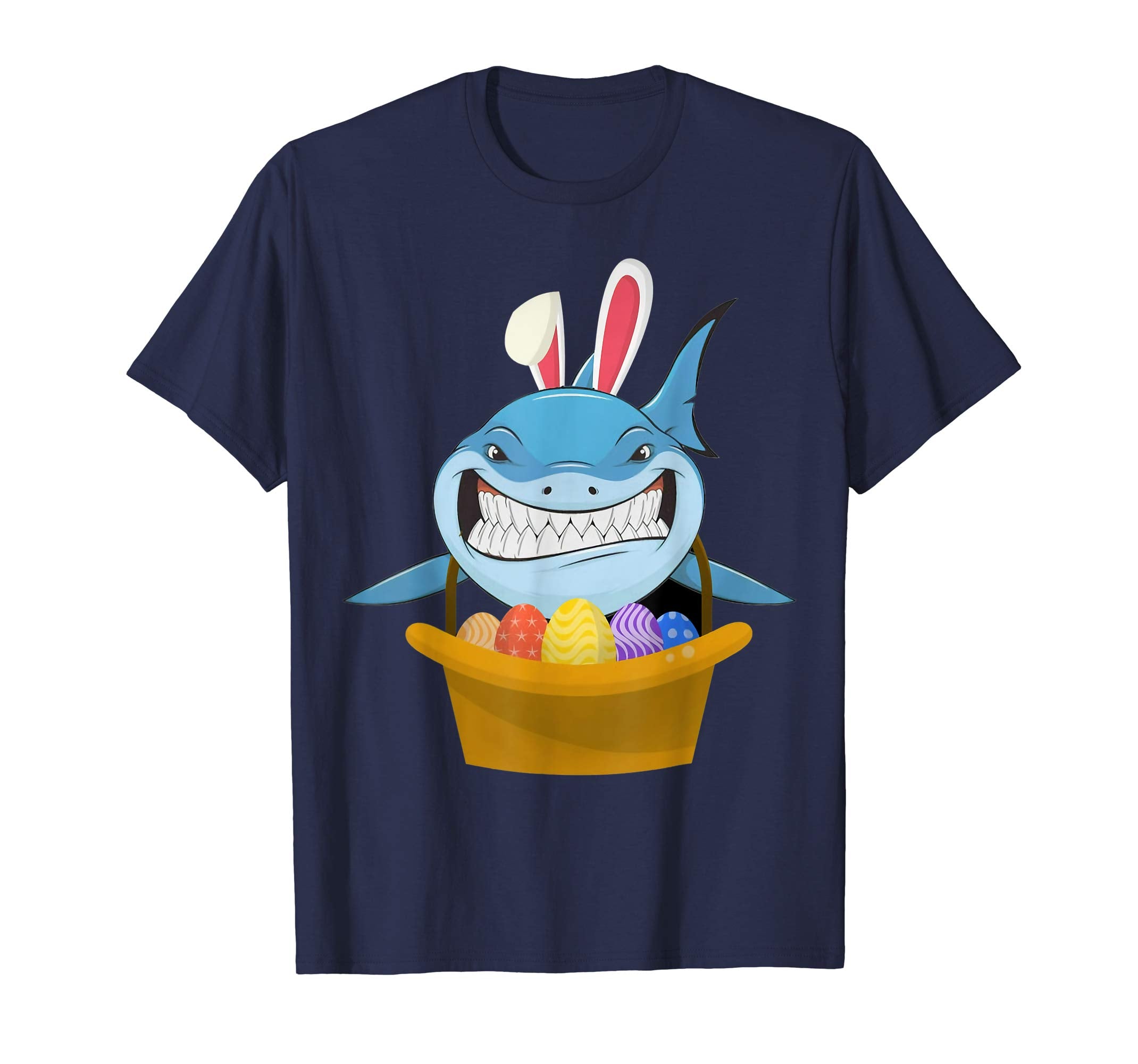 Easter Shirts For Kids Boys Girls Shark Shirt Easter Eggs