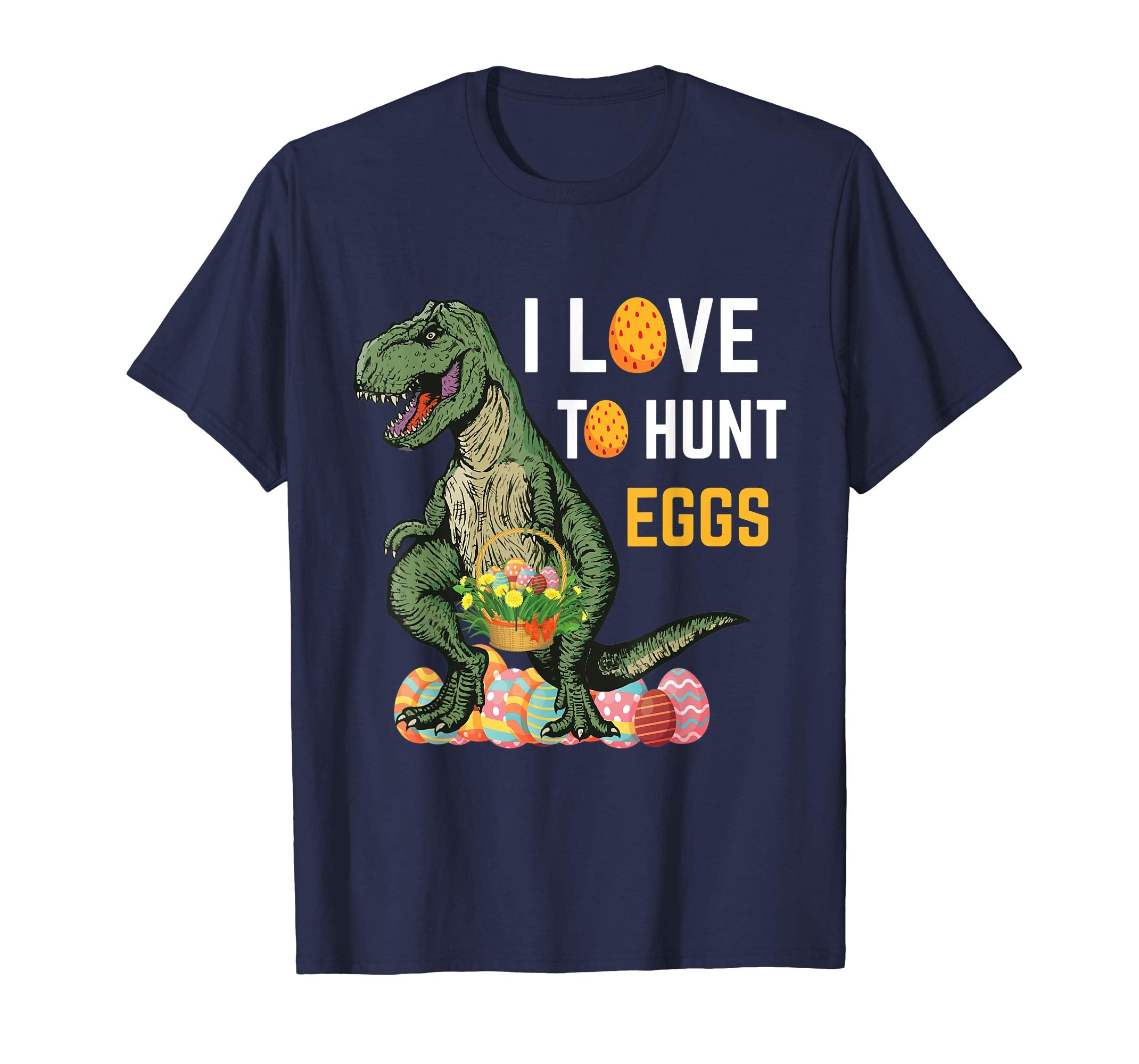 Easter Shirt Dinosaur T Rex Kids Boys Girls EGG Hunts