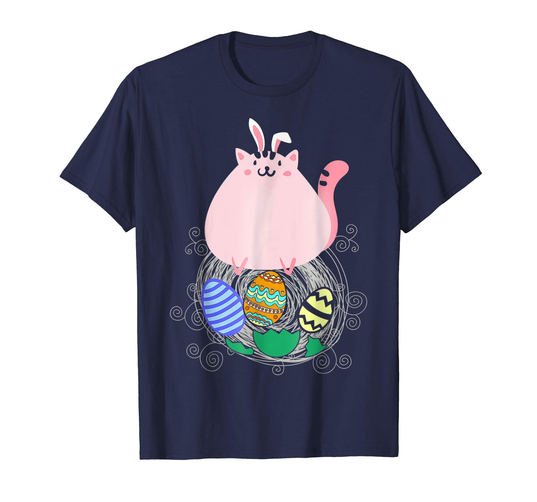 Bunny Cat Easter Day T shirt