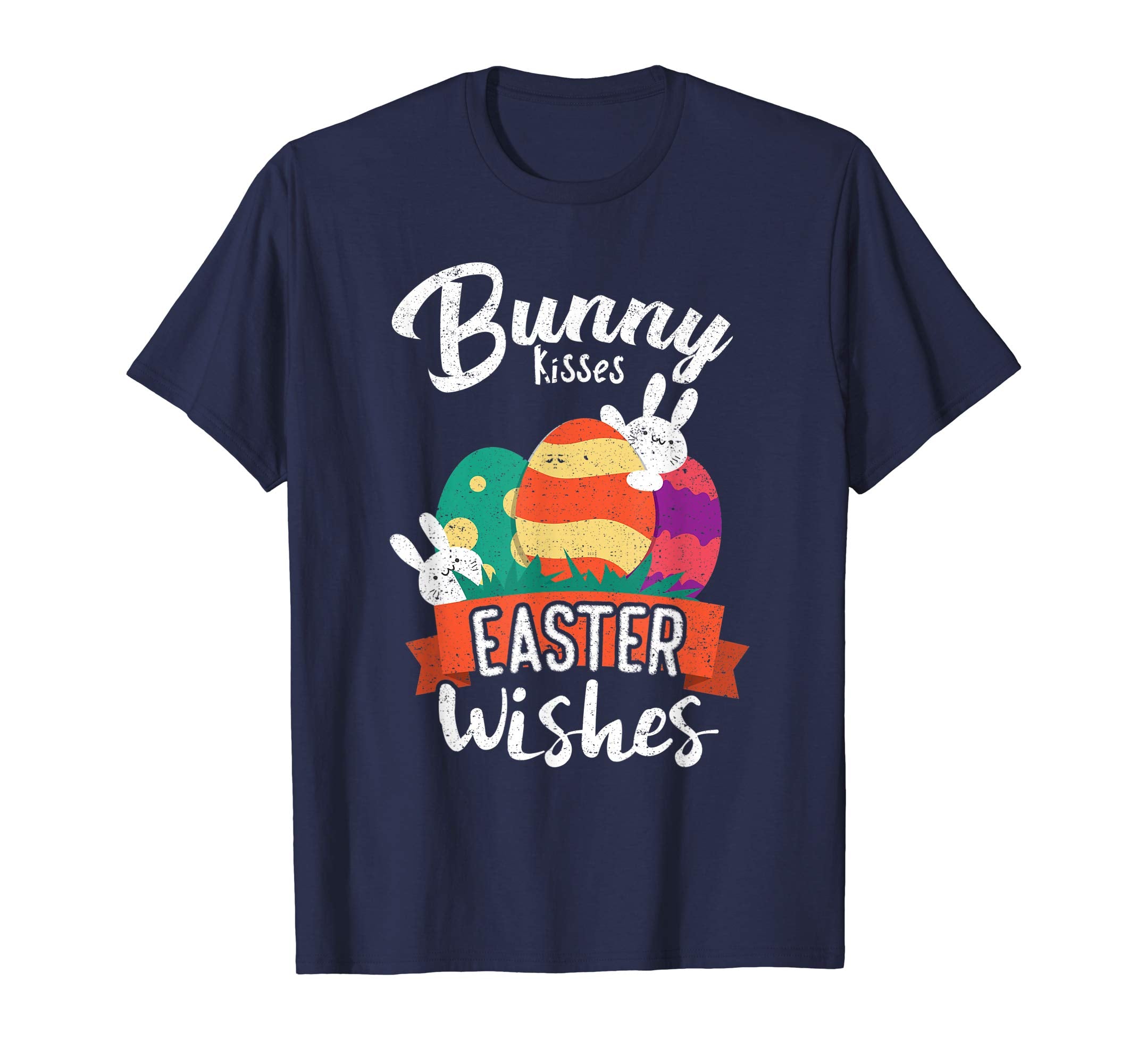Easter Bunny Shirt For Kids Bunny Kisses Easter Wishes
