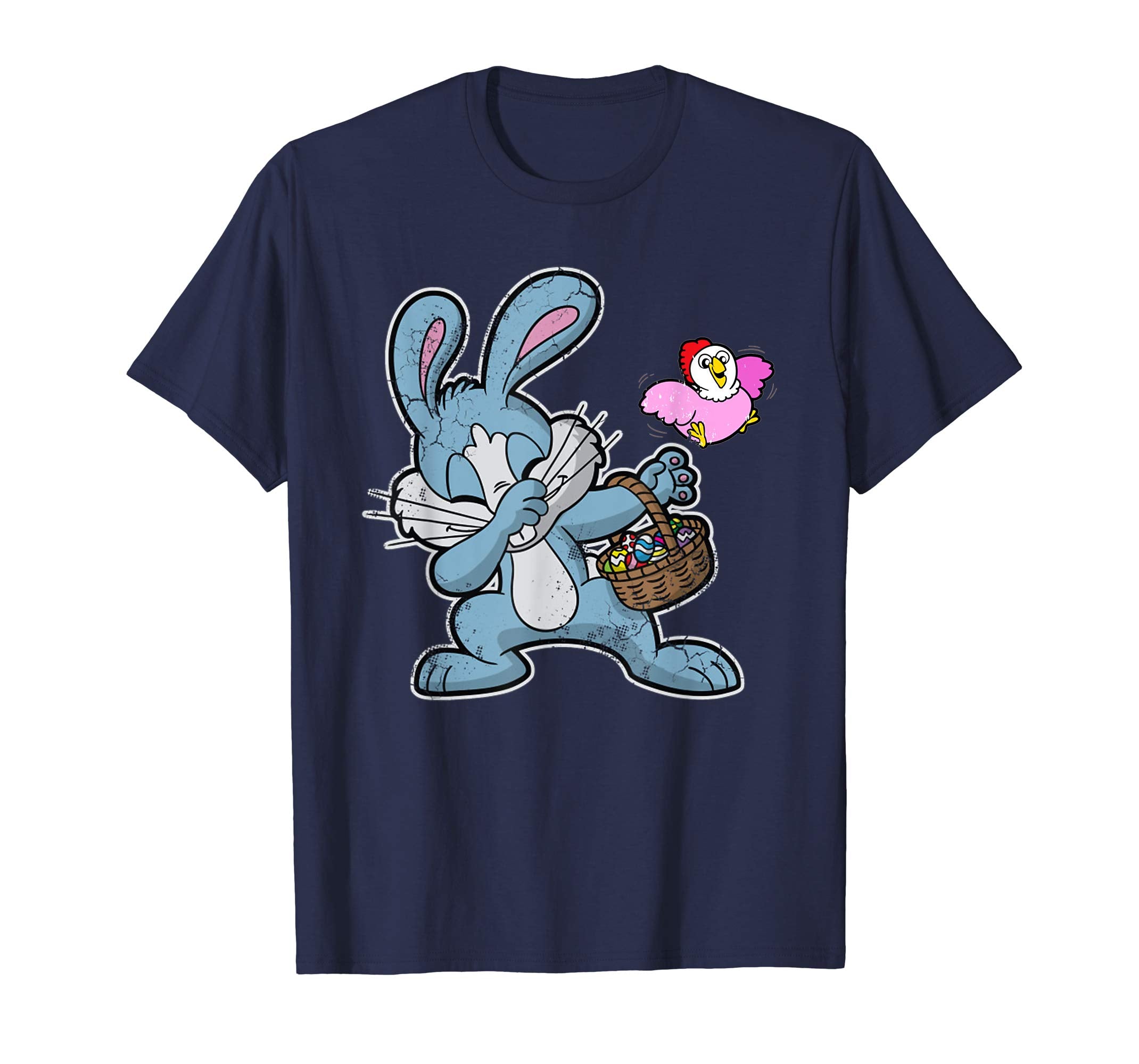 Easter Shirt For Kids Boys Girls Dabbing Easter Bunny Gift