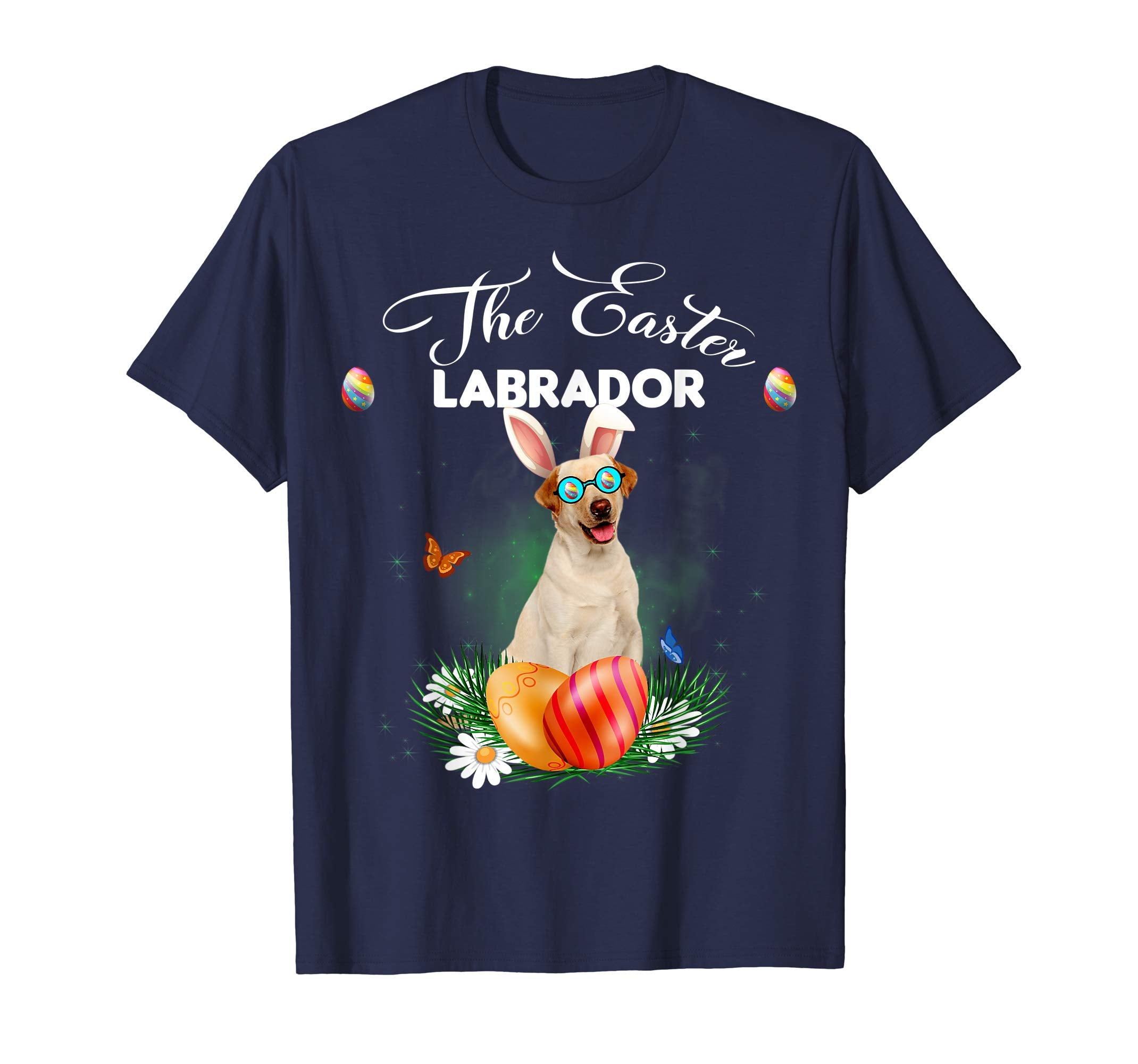 Labrador Bunny Easter Day Dog Gifts T-Shirt