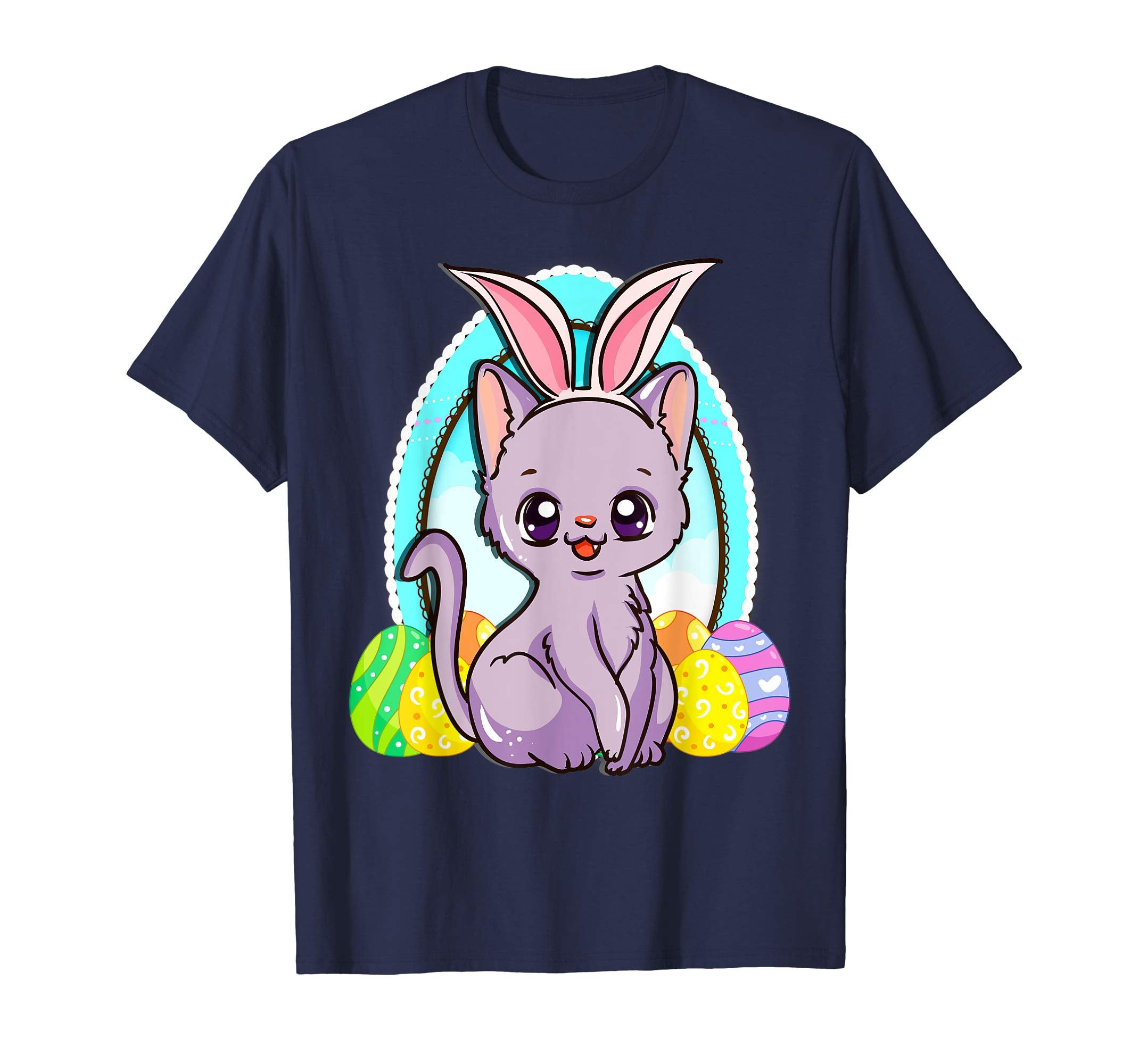 Easter Day Shirt Women Kitten Lover Gifts