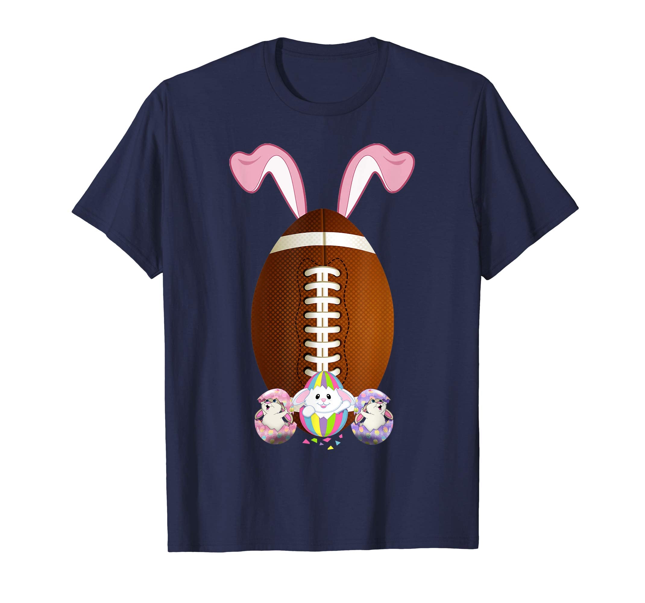 Football Easter Bunny Egg T-Shirt Funny For Men Women