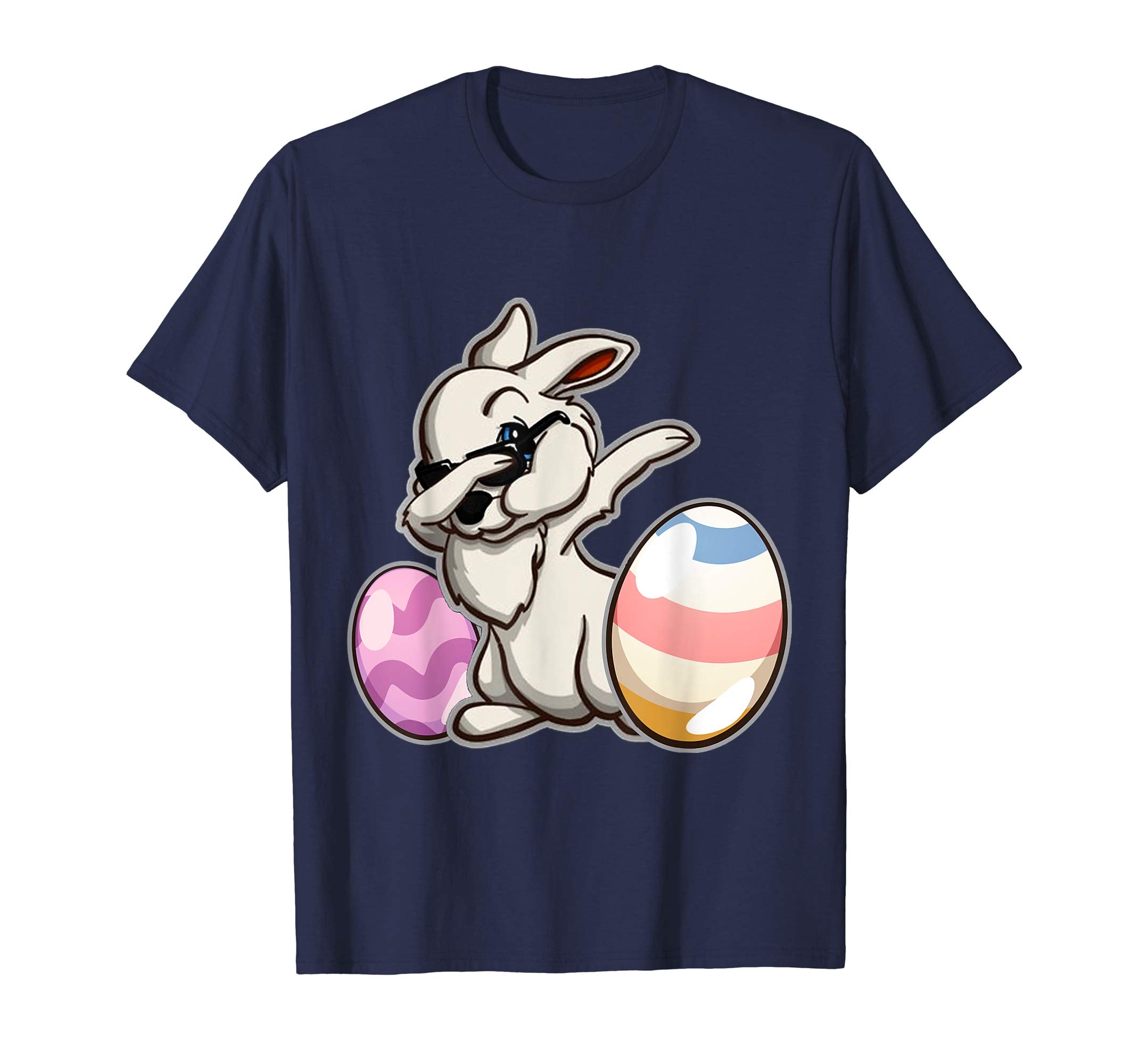 Easter Shirt For Kids Boys Girls Dabbing Easter Bunny
