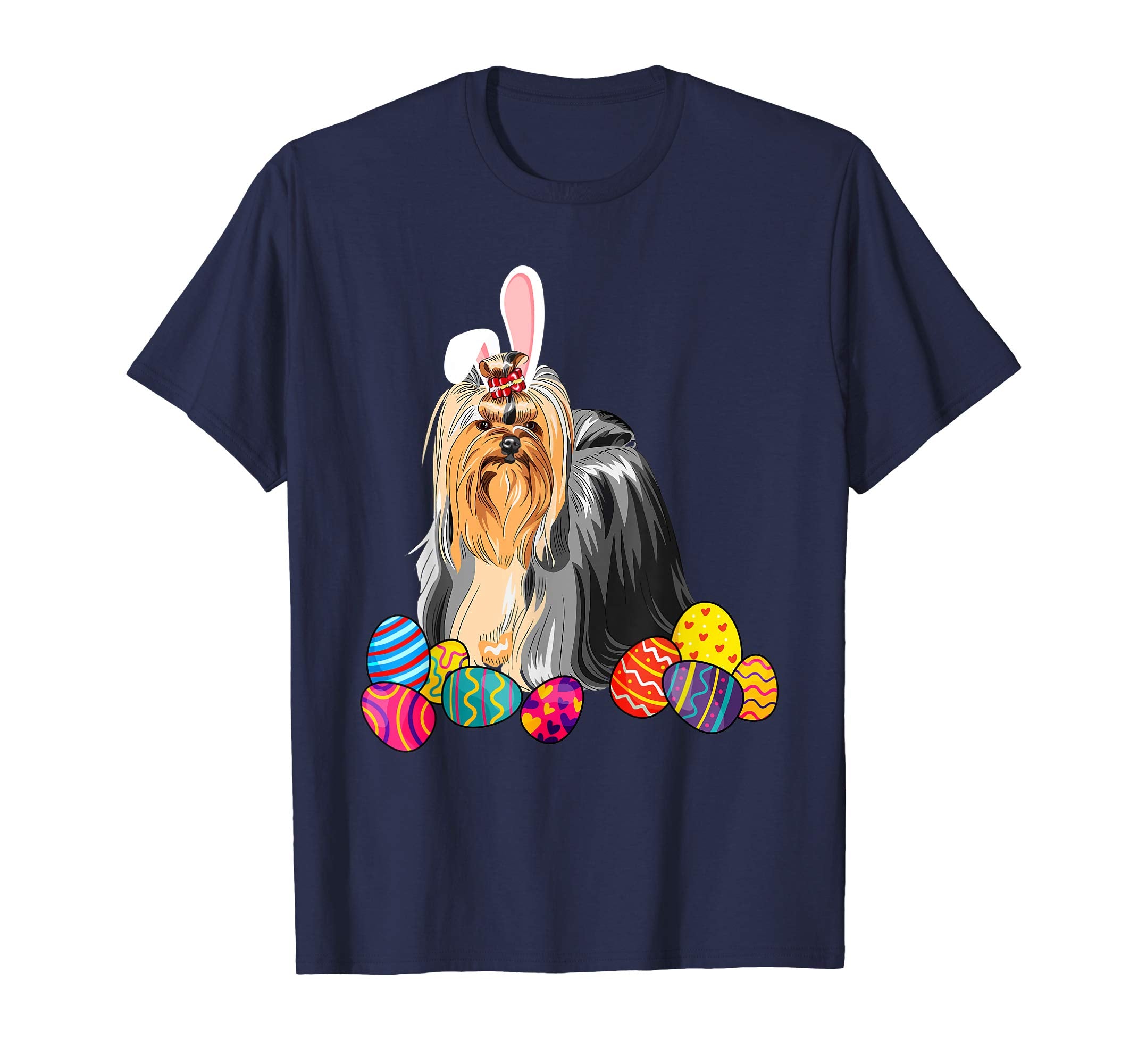 Yorkshire Bunny Ear With Egg Easter Easter Day Shirt