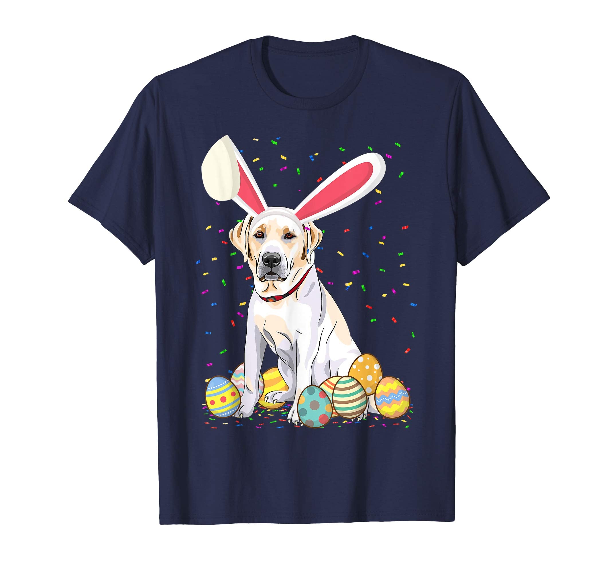 Labrador Dog Ear Easter Eggs Shirt Happy Easter Day Gift