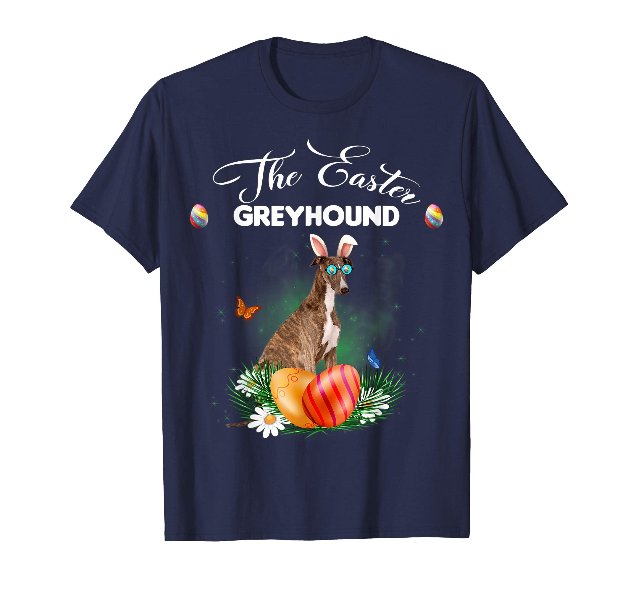 Greyhound Bunny Easter Day Dog Gifts T-Shirt