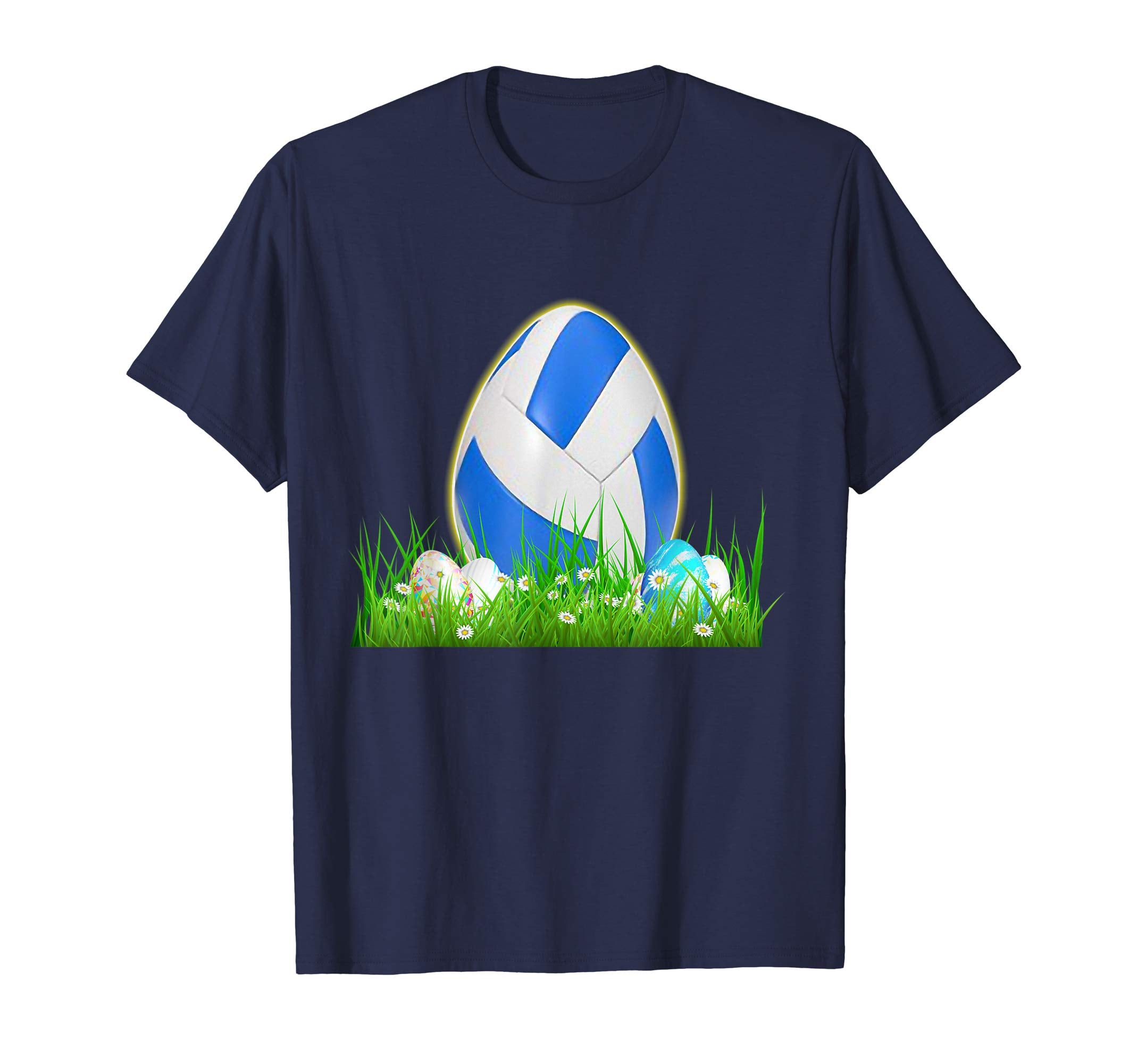 Volleyball Egg Easter Cute Jesus Christian T-shirt