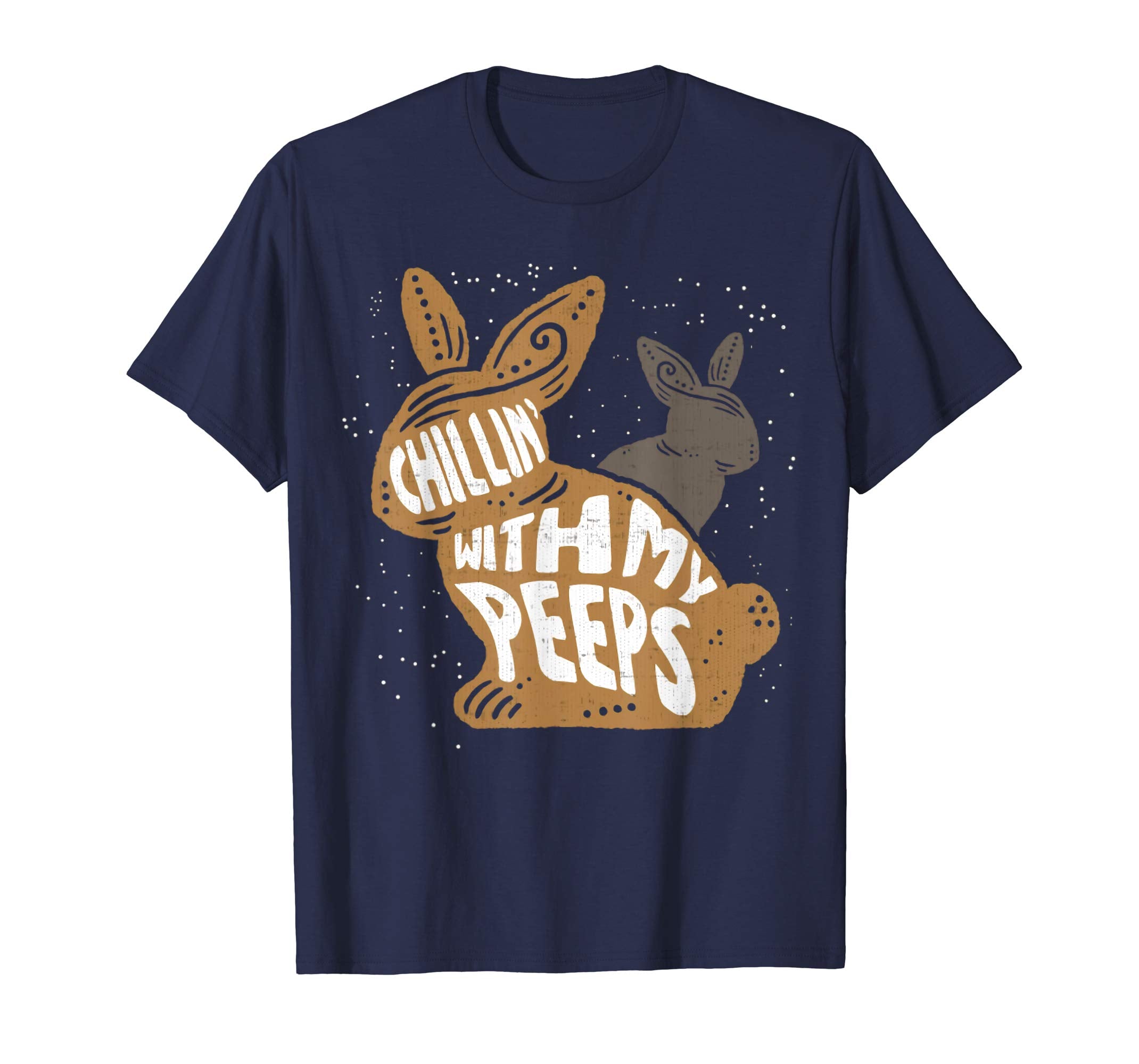 Chillin' With My Peeps Easter Bunny T-Shirt