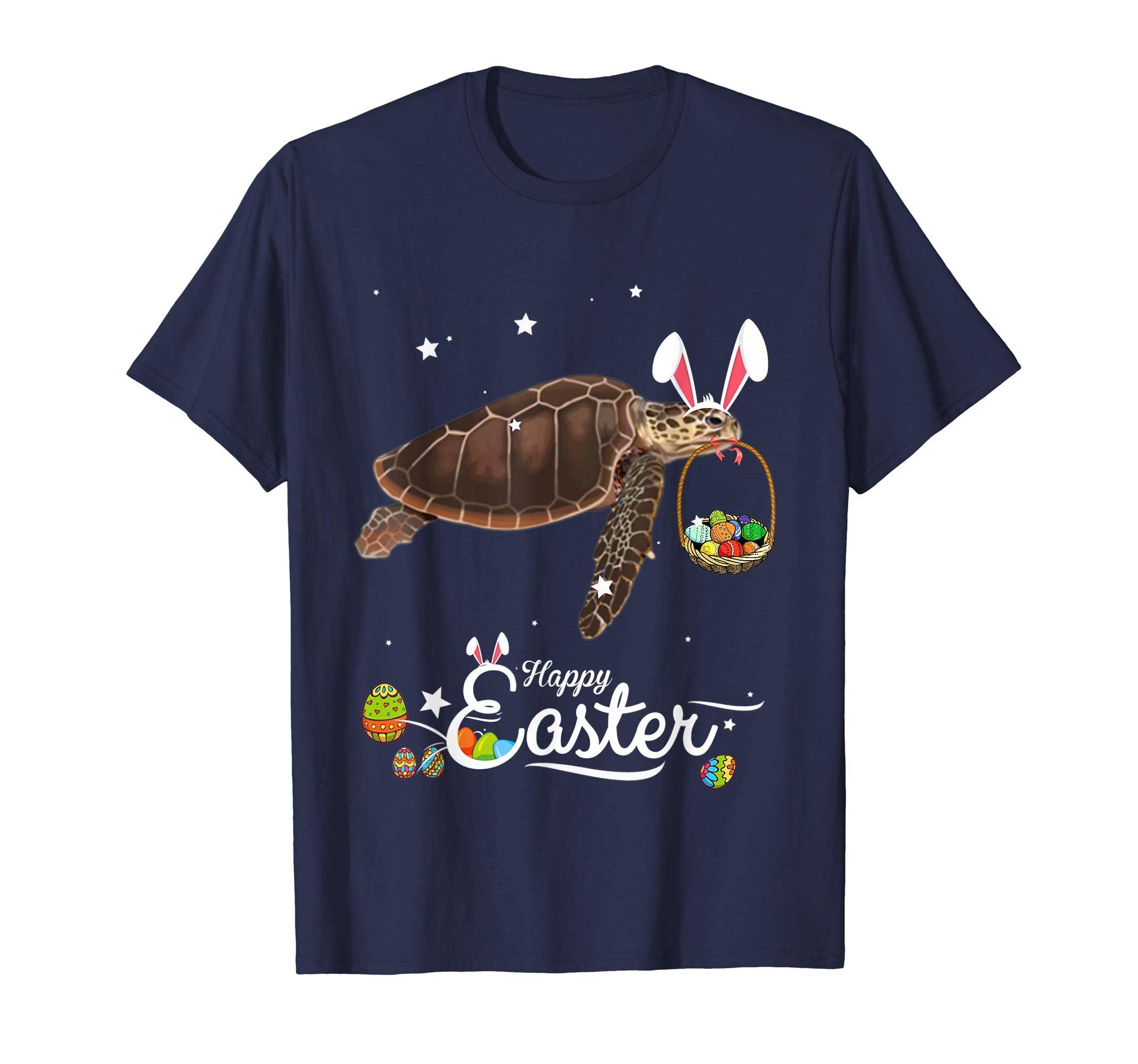 Cute Easter Turtles with Bunny Ears and Eggs T Shirt
