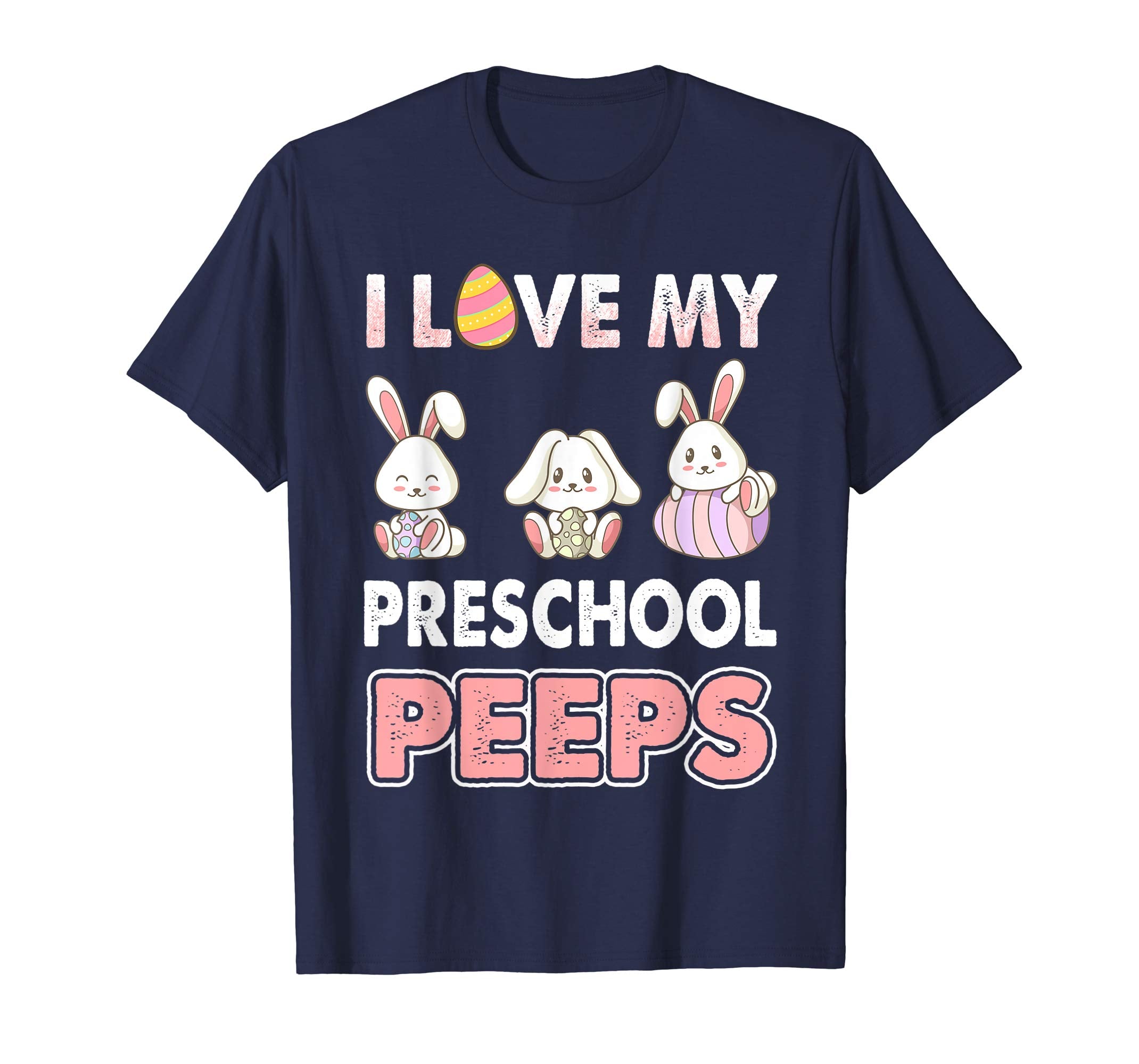 I Love My Preschool Peeps Easter Day T-Shirt