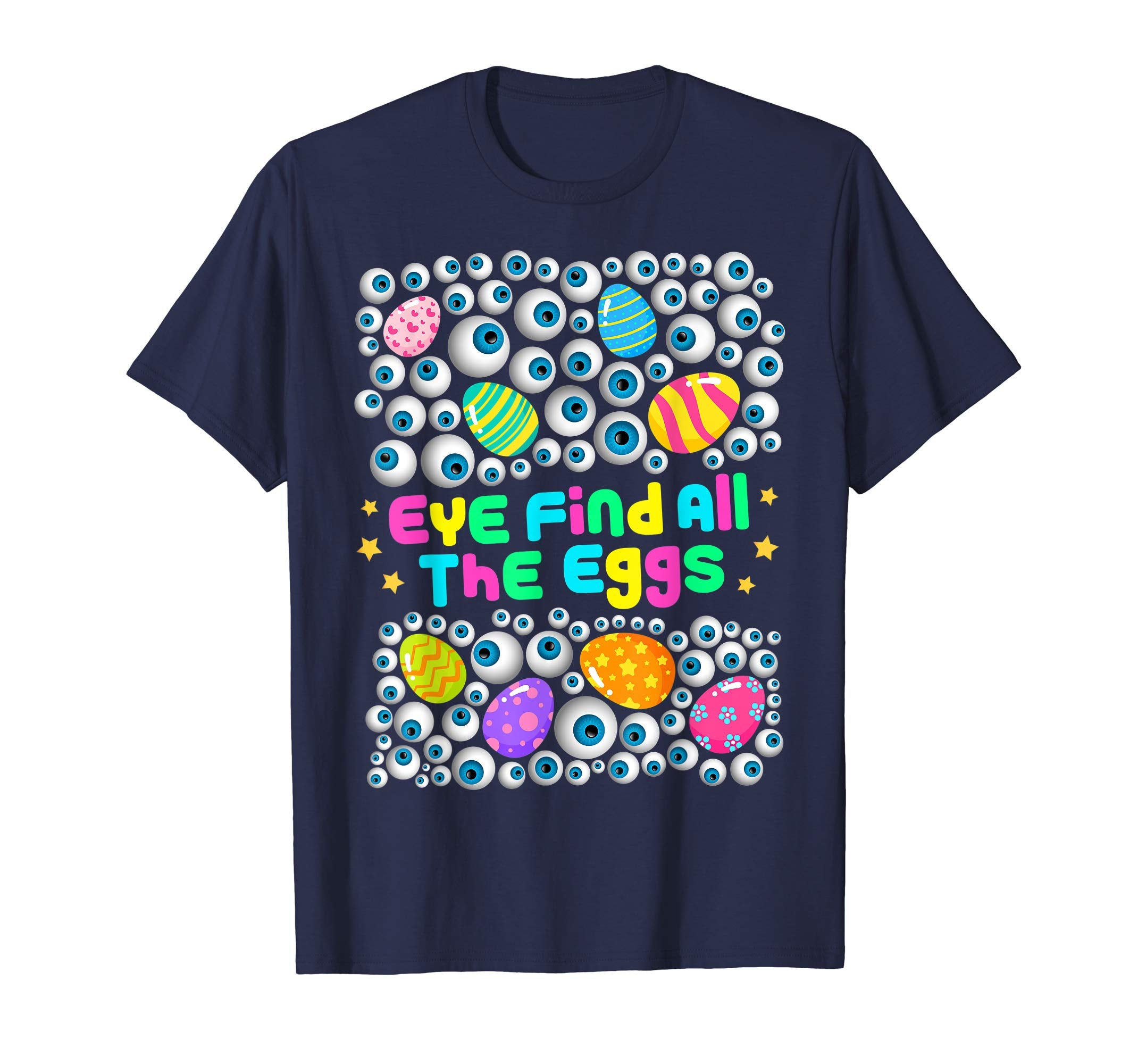 Easter Egg Hunt Kids Shirt Cool Eye Find Eggs Gift Tee