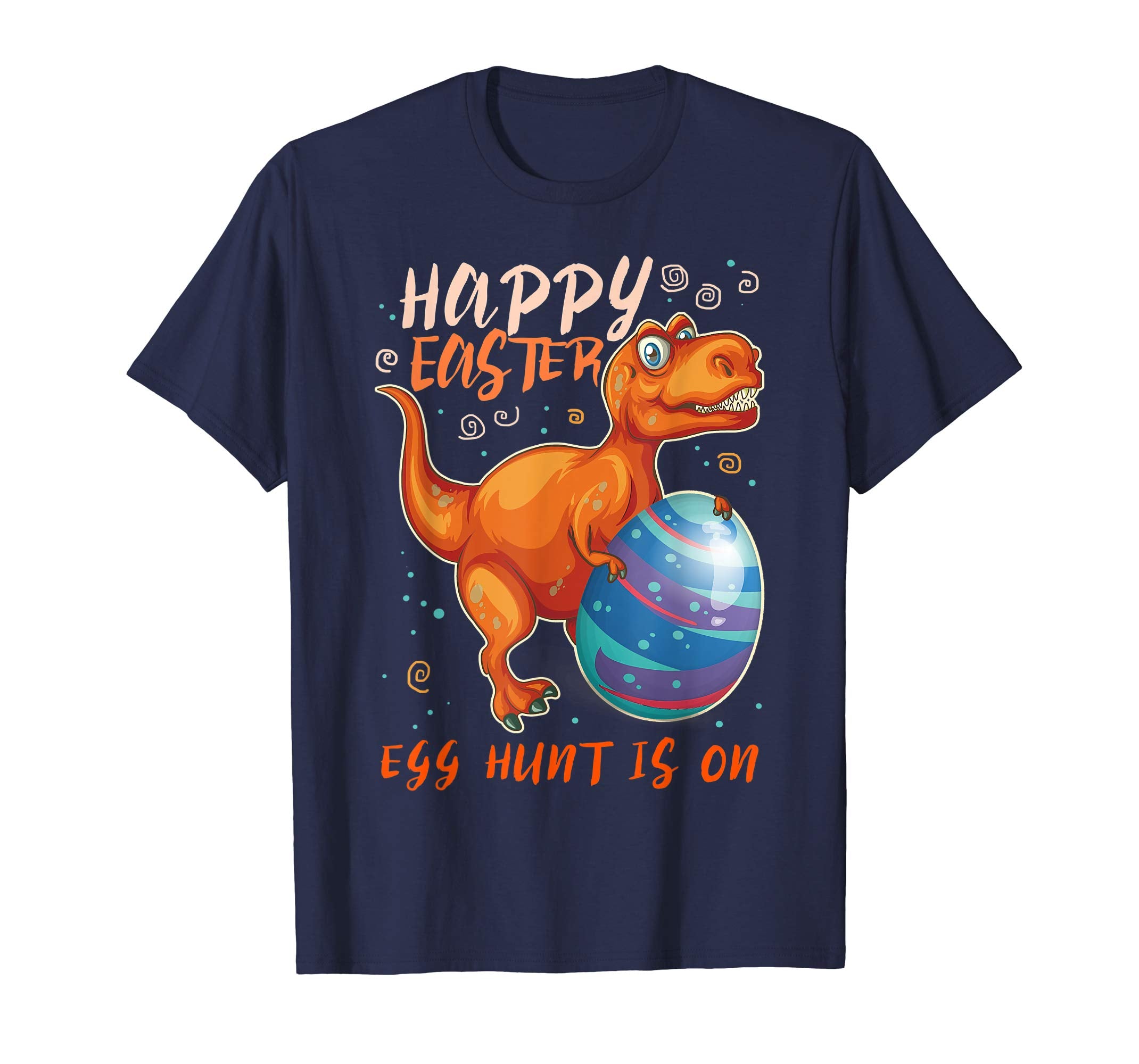 T Rex Happy Easter Egg Hunt Is On T Shirt For Kids Women Men