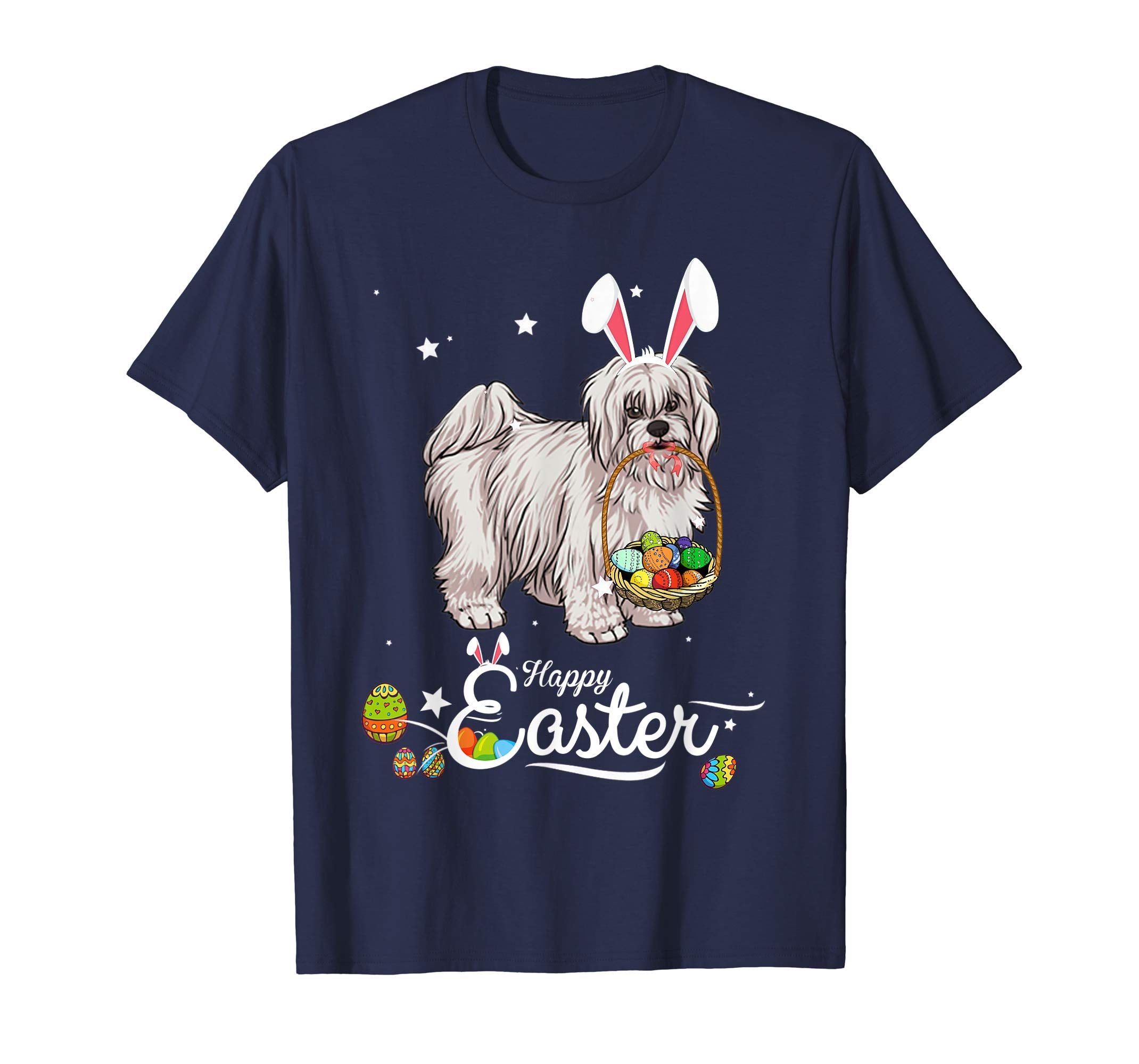 Coton De Tulear Dog With Bunny Hat Easter Costume T Shirt