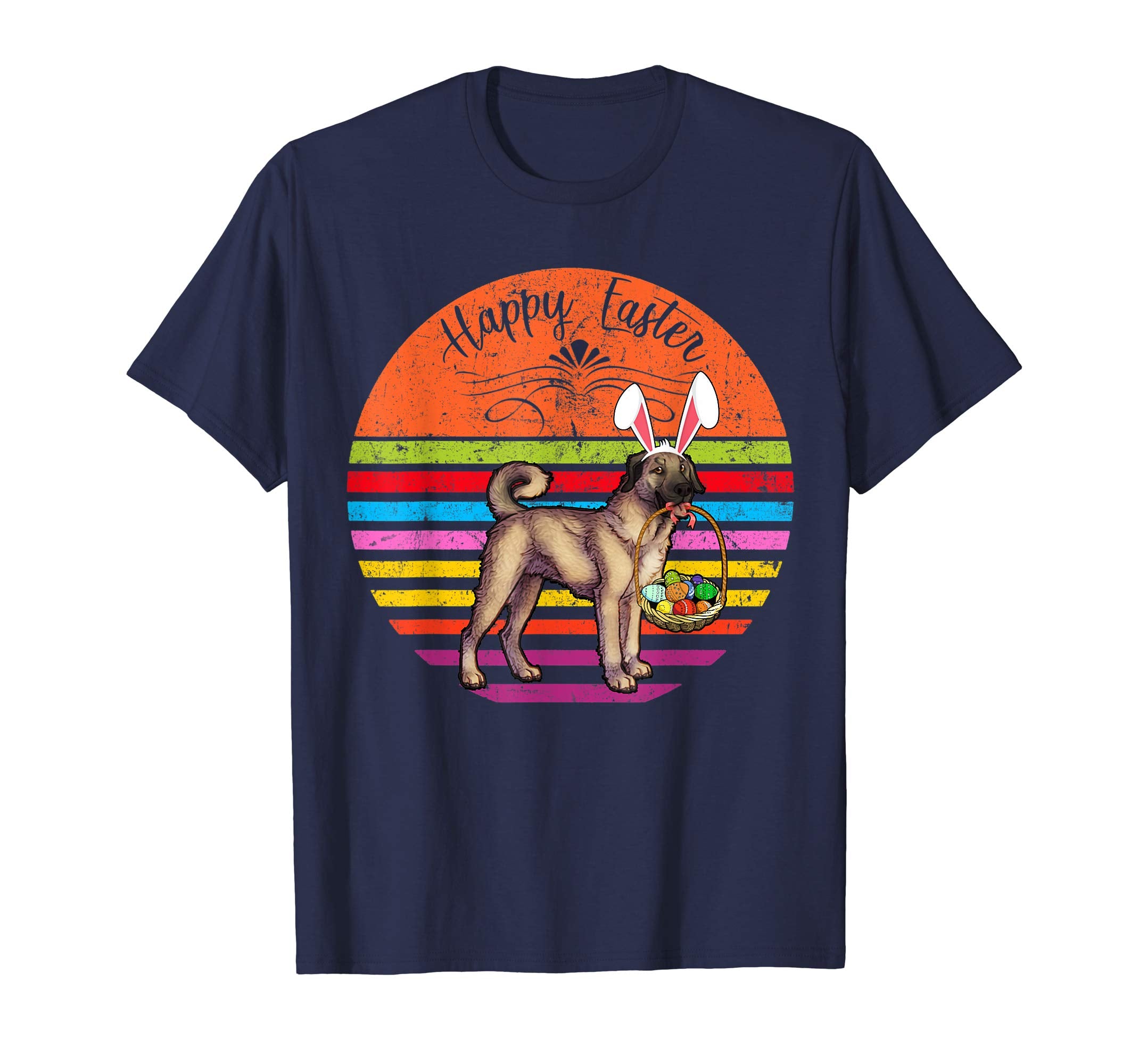 Vintage Kangal Dog Easter Eggs Basket T Shirt
