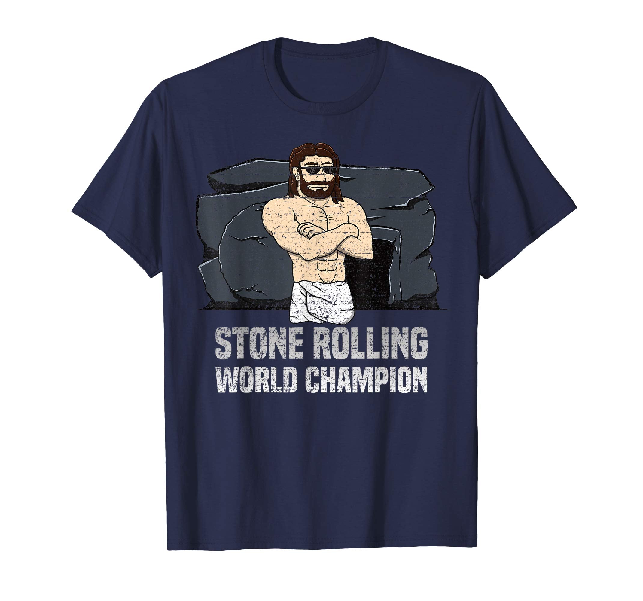 Easter Jesus T Shirt Resurrection Stone Rolling Let's Roll