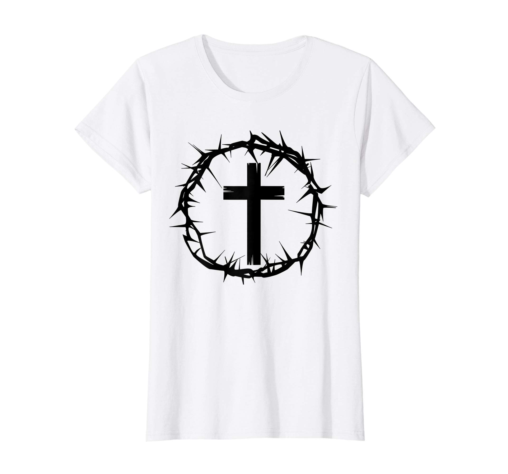 The cross in the crown tshirt for Christian Easter's day
