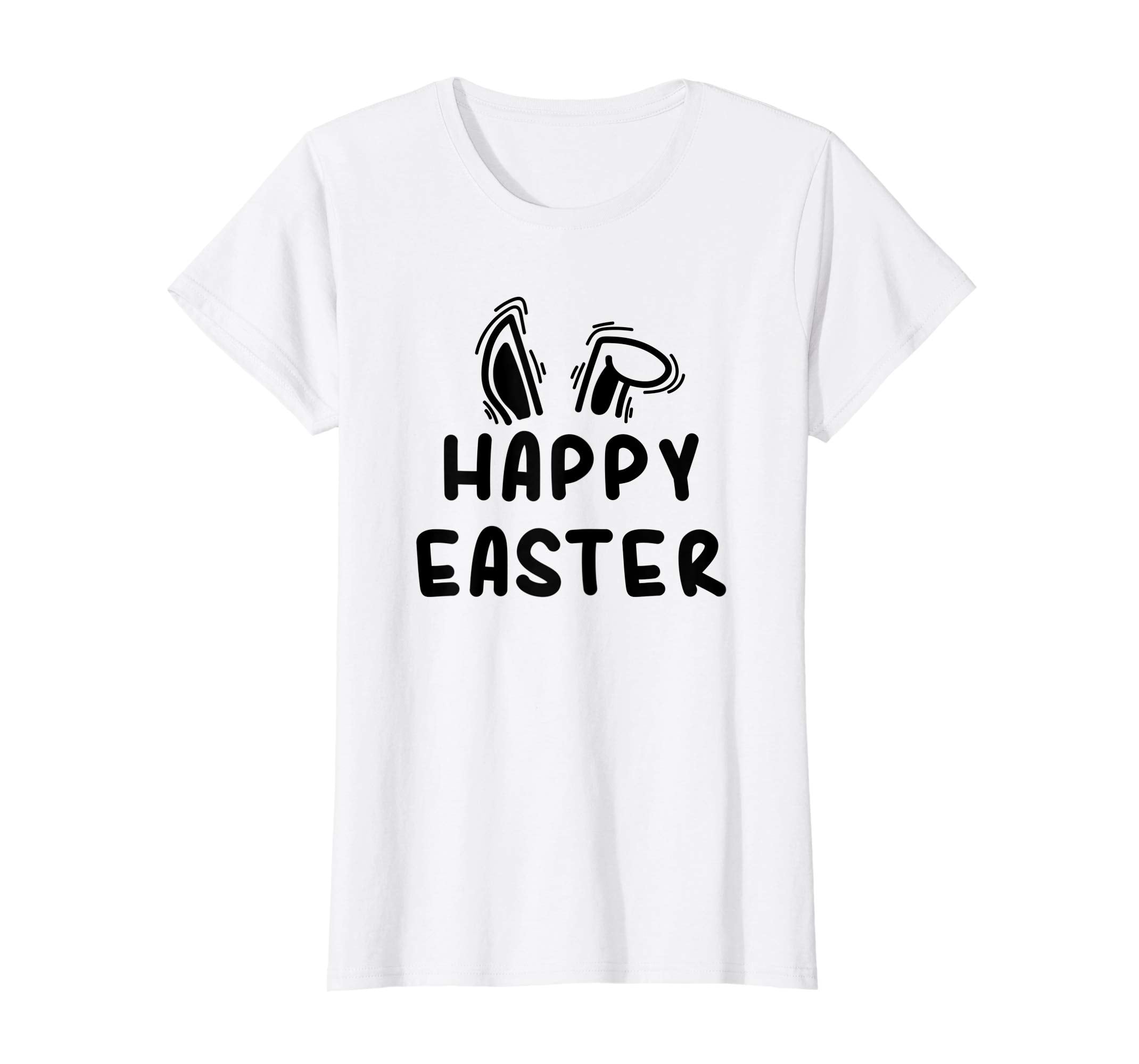 Cute Happy Easter Bunny T shirt for Toddler Girls and Boys