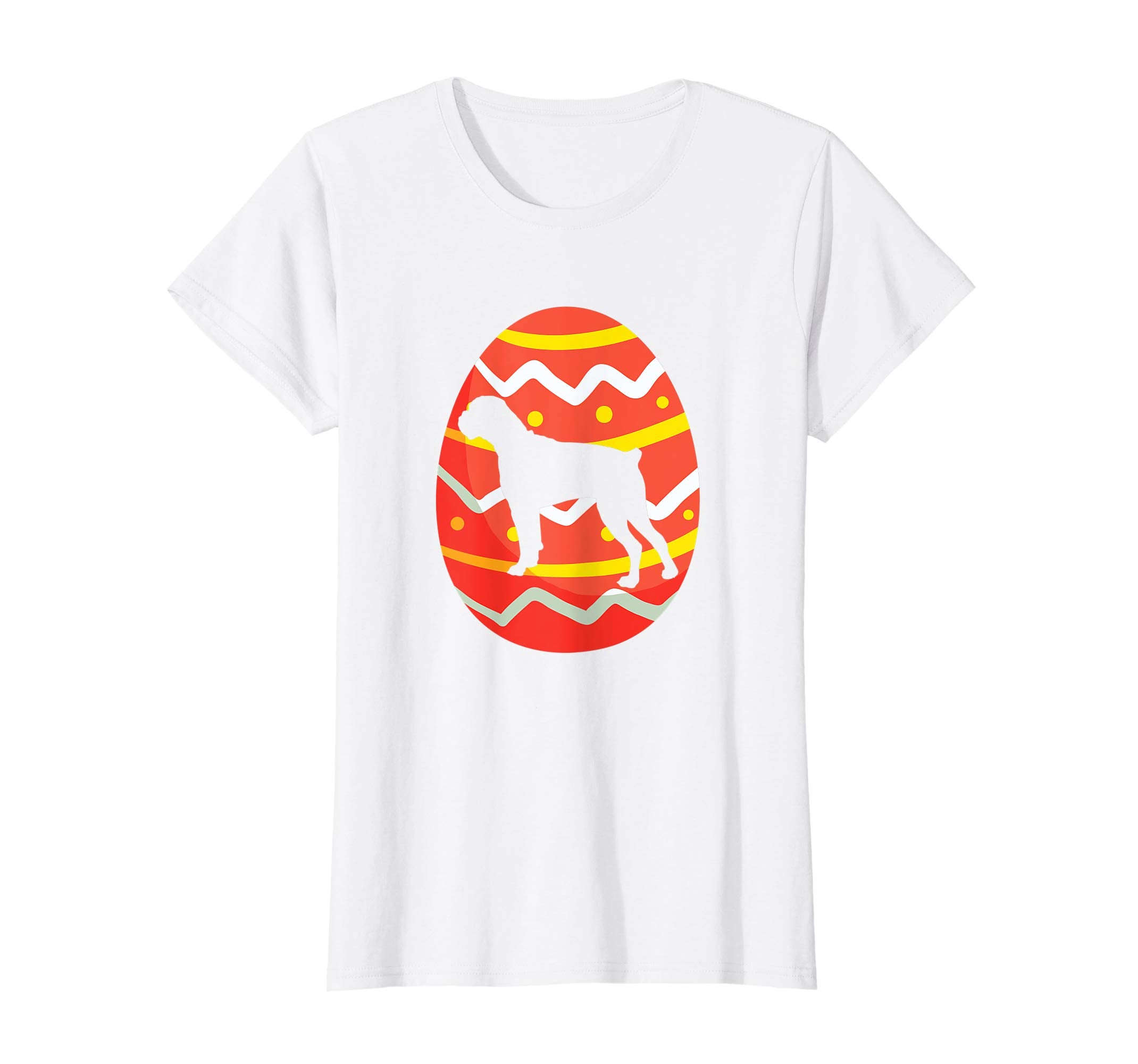 Boxer Easter Eggs Bunny T-Shirt Dog Easter Gift