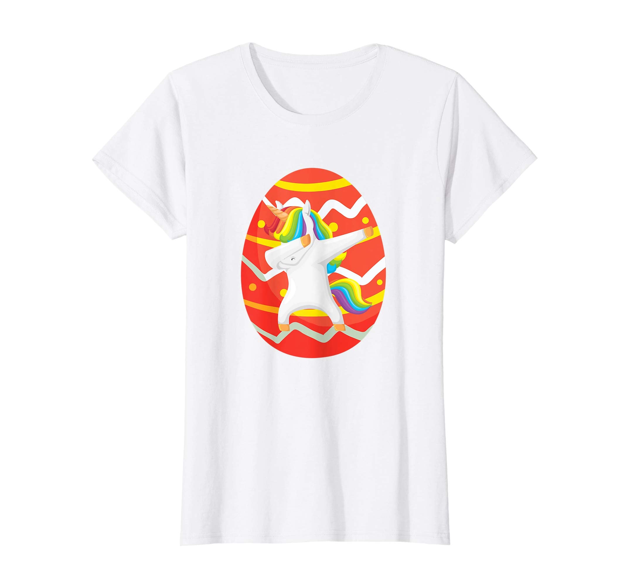 Unicorn Dab Happy Easter Bunny Egg Shirt for Kids Boys Girls