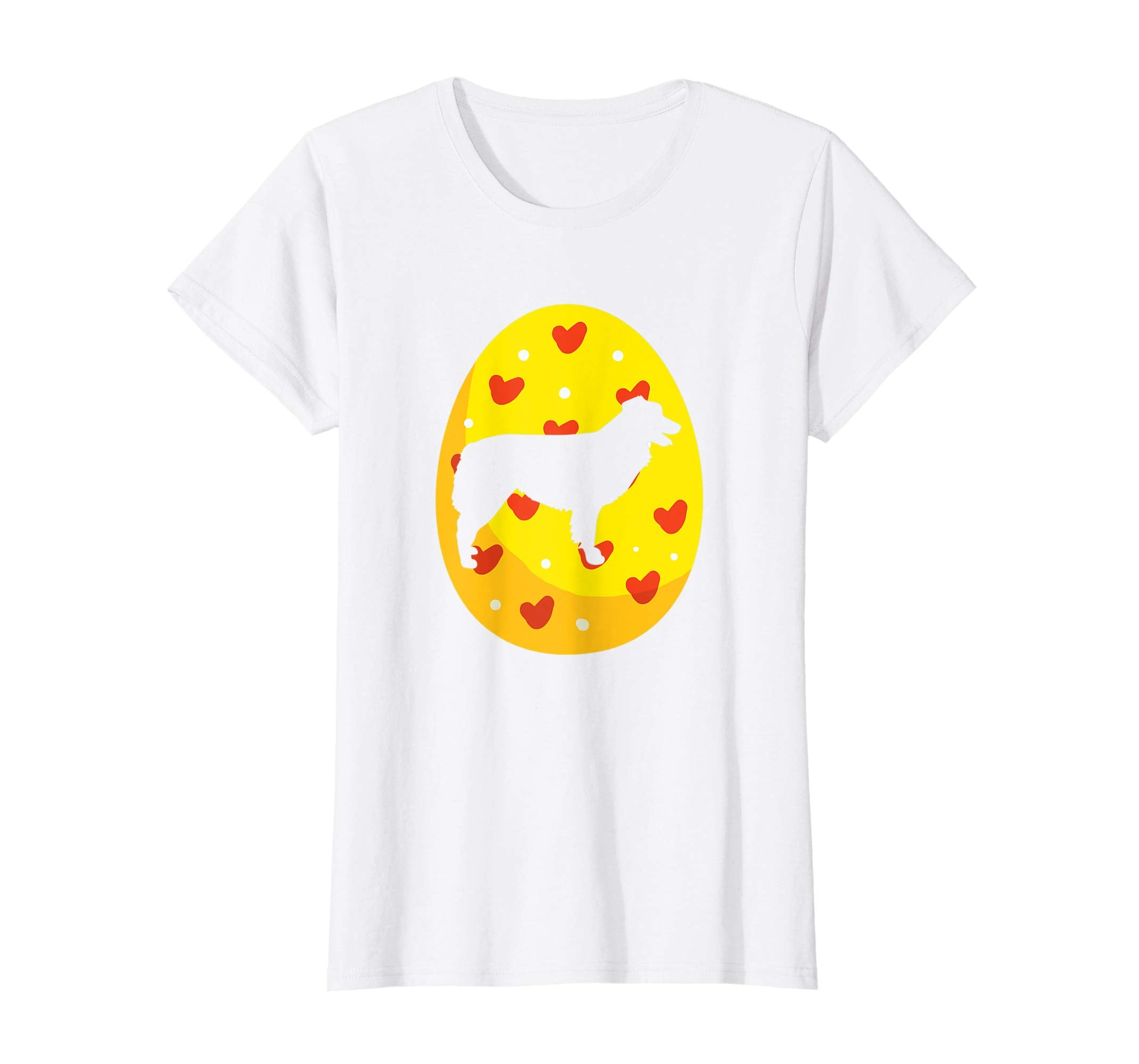 Australian Shepherd Easter Bunny Egg T-Shirt Dog Easter Gift