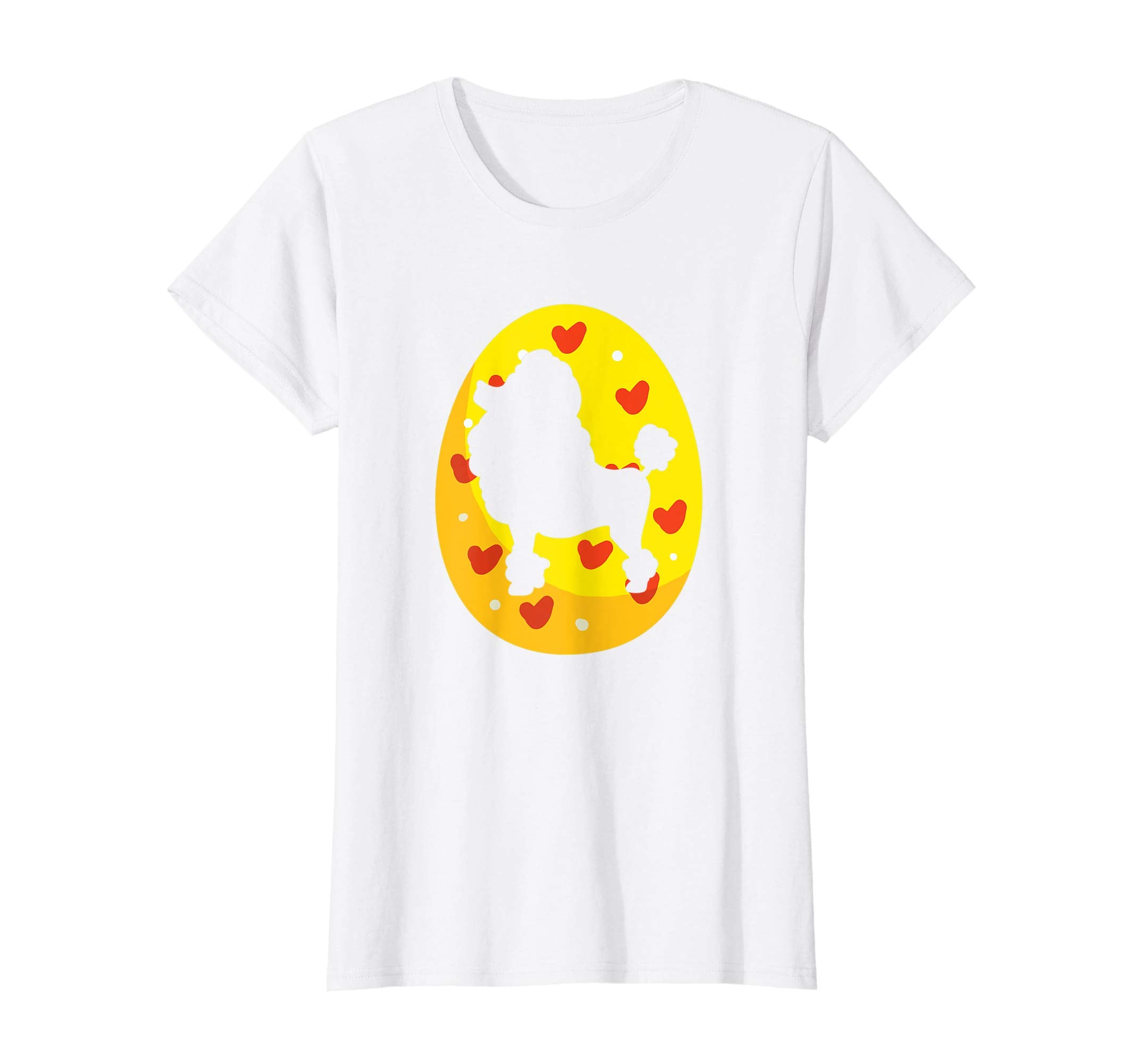 Poodle Easter Bunny Egg T-Shirt Dog Easter Gift