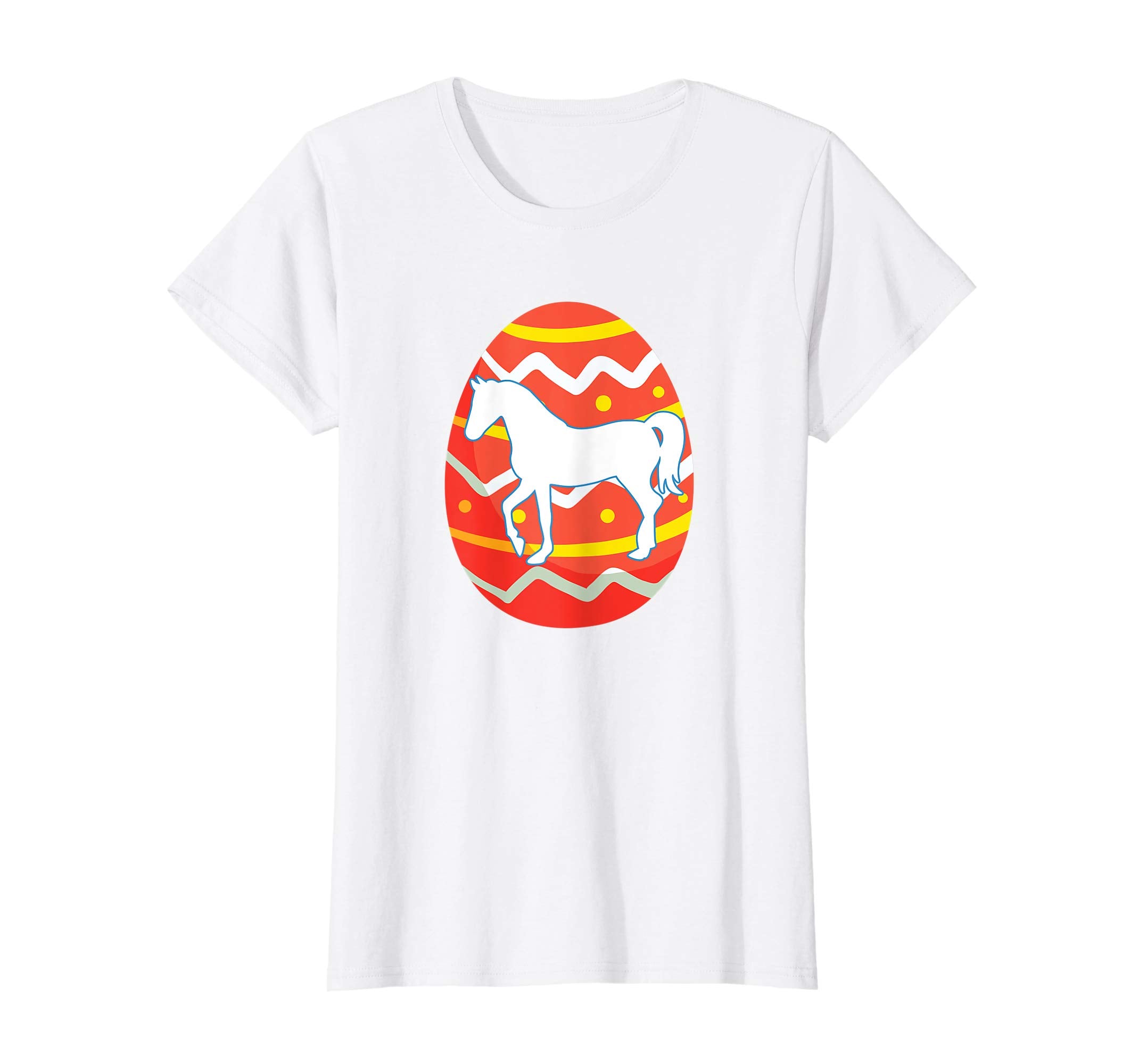 Happy Horse Easter Bunny Egg T-Shirt for Kids Boys Girls