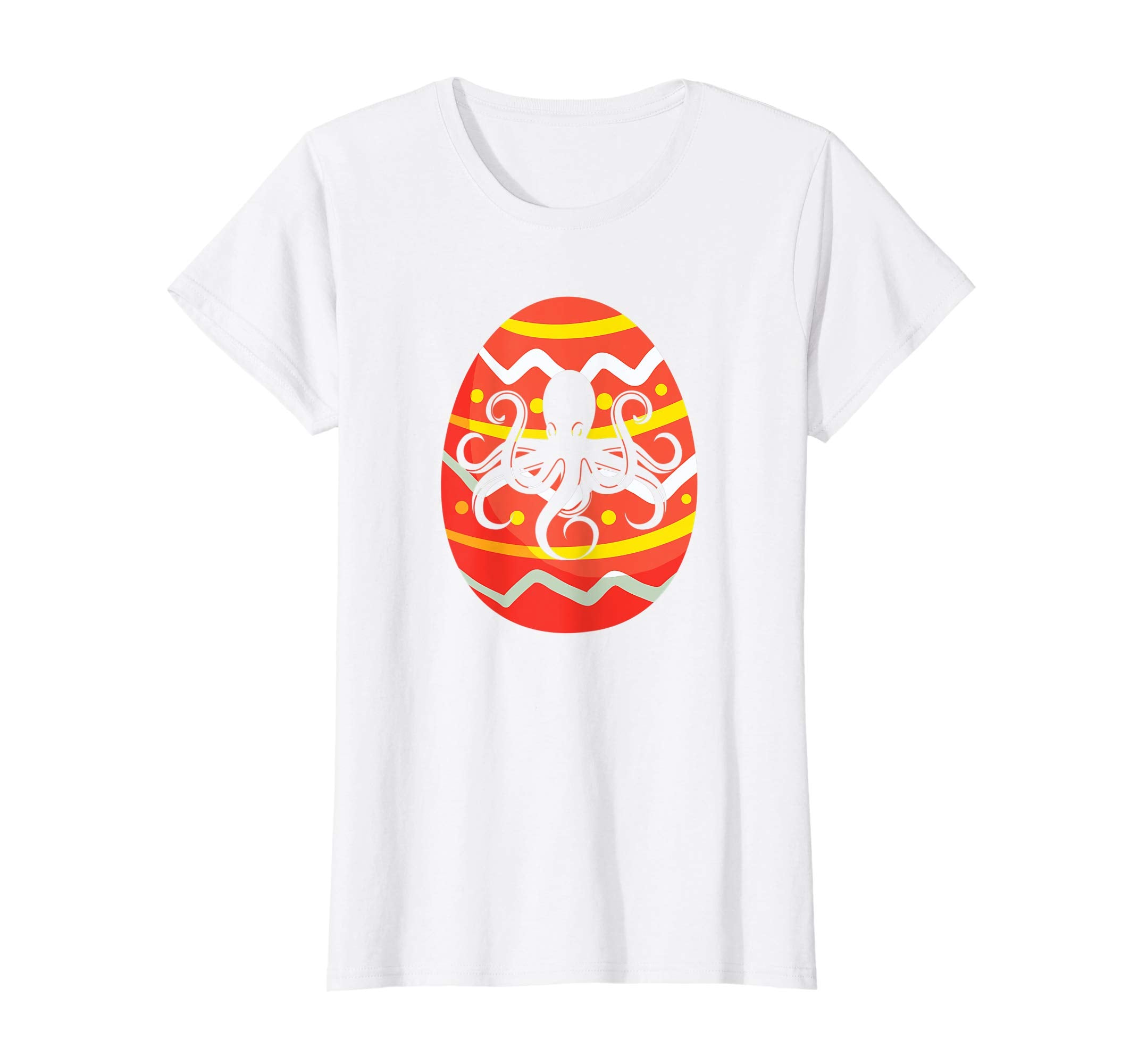 Funny Octopus Easter Eggs T-Shirt Gifts for Kids Boys Girls