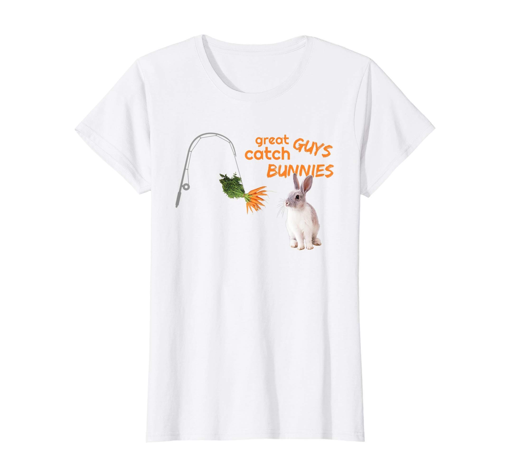 &quot;great guys catch bunnies&quot; T-Shirt Fishing Easter Apparel