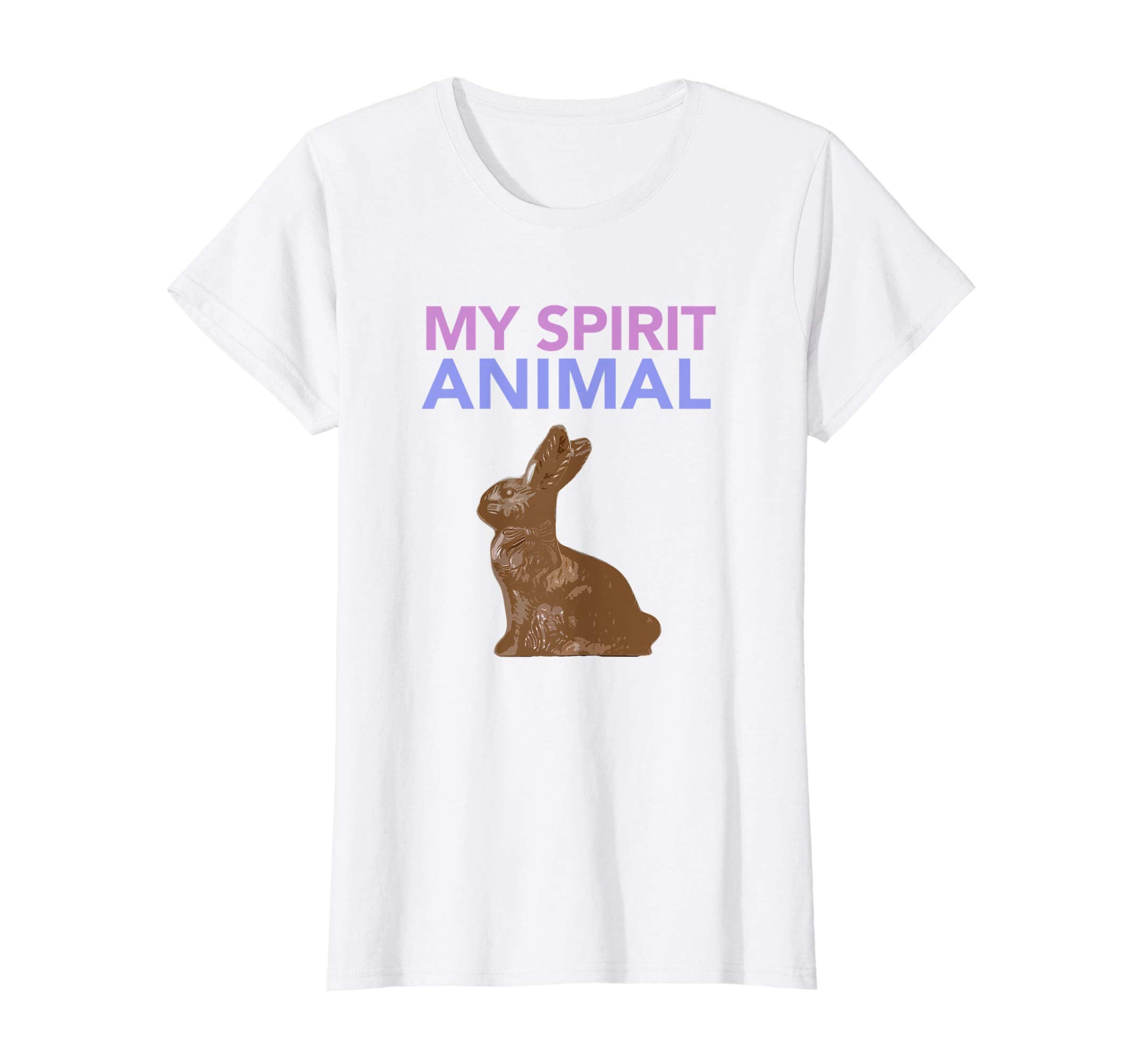 Chocolate Easter Bunny Spirit Animal Funny T-Shirt