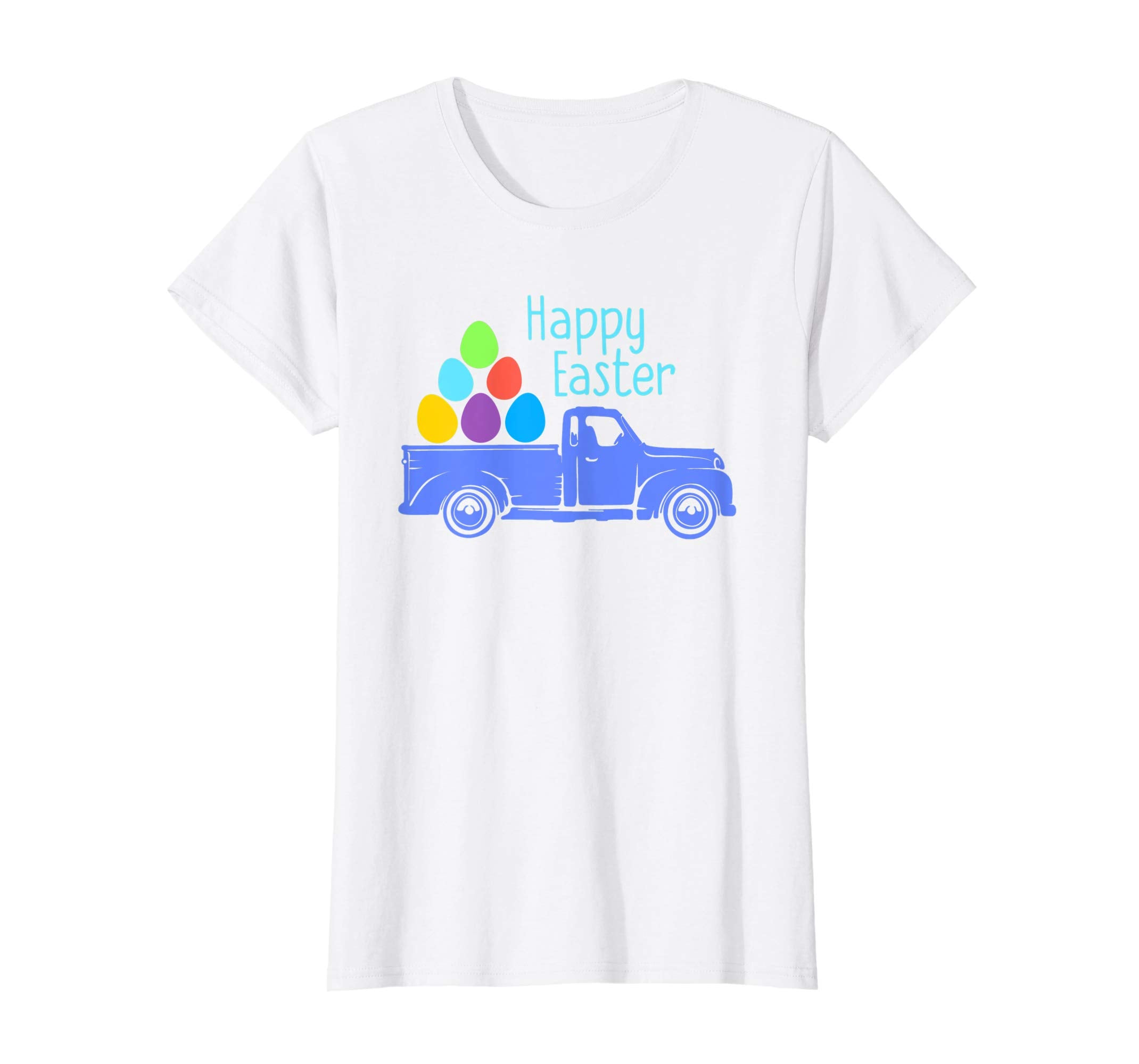 Easter Egg Hunt Truck T-Shirt Boys Girls Kids Toddlers