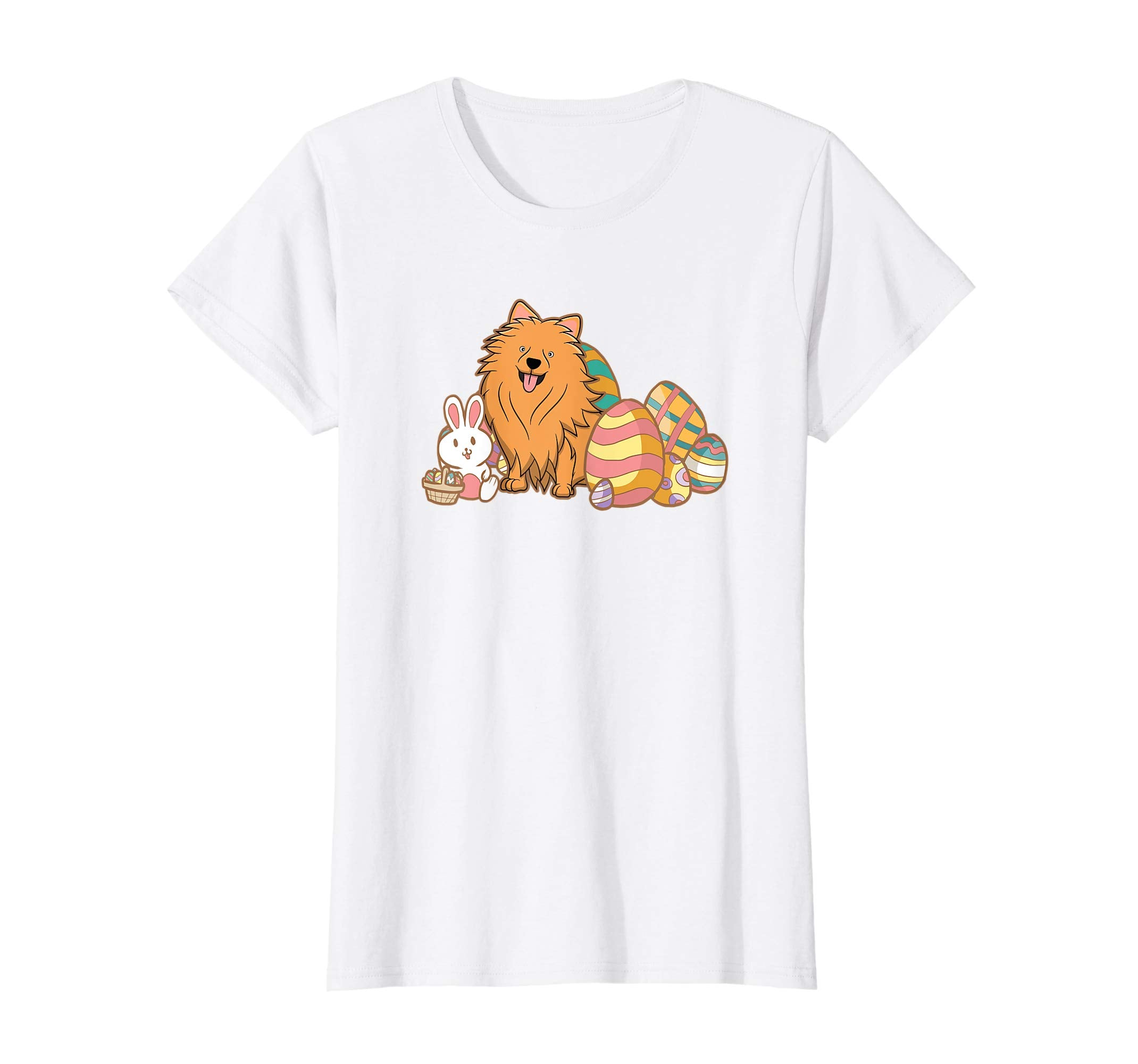 Easter Pomeranian Dog T-Shirt Gift