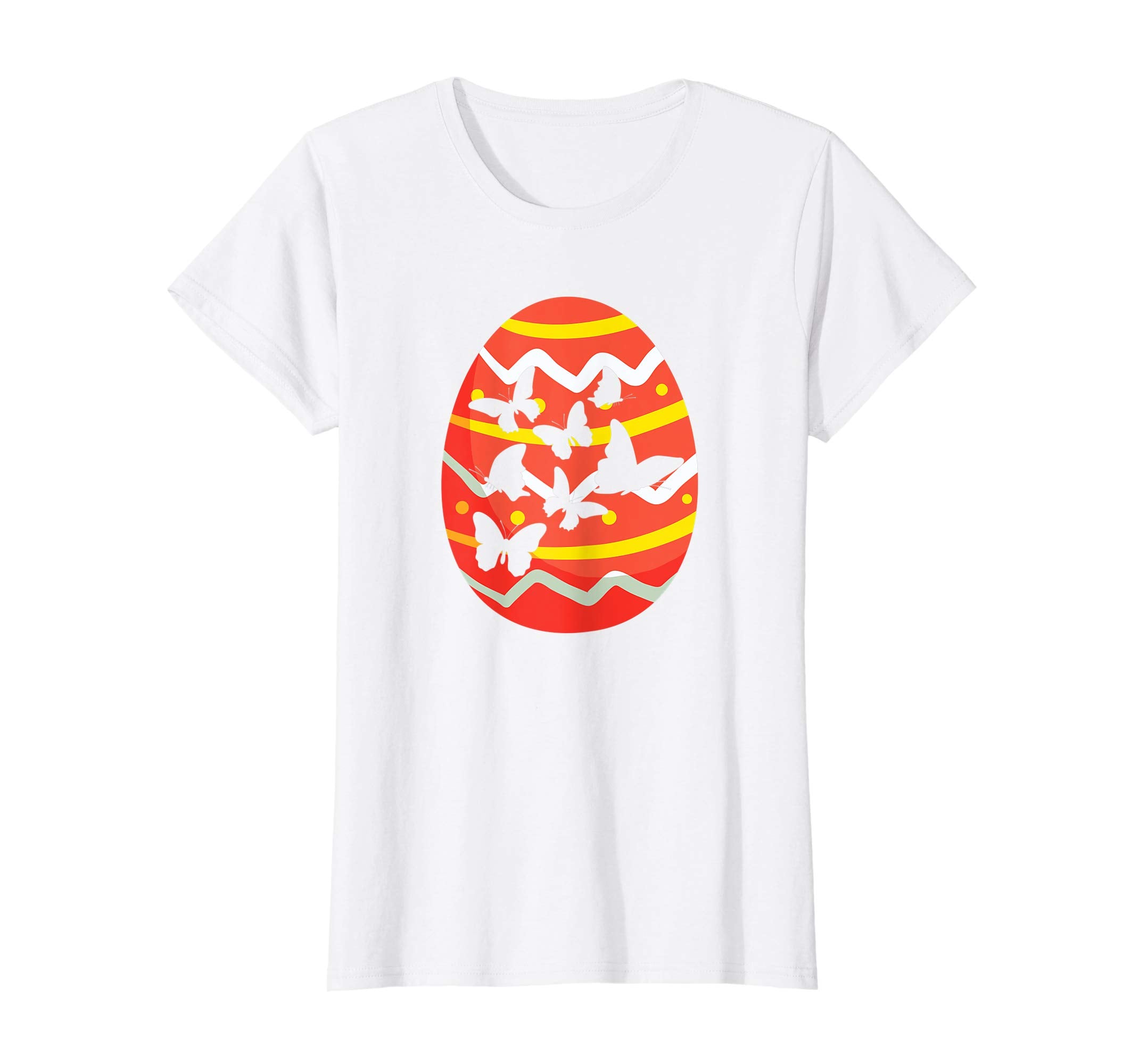Happy Butterflies Easter Egg Bunny Shirt for Kids Boys Girls