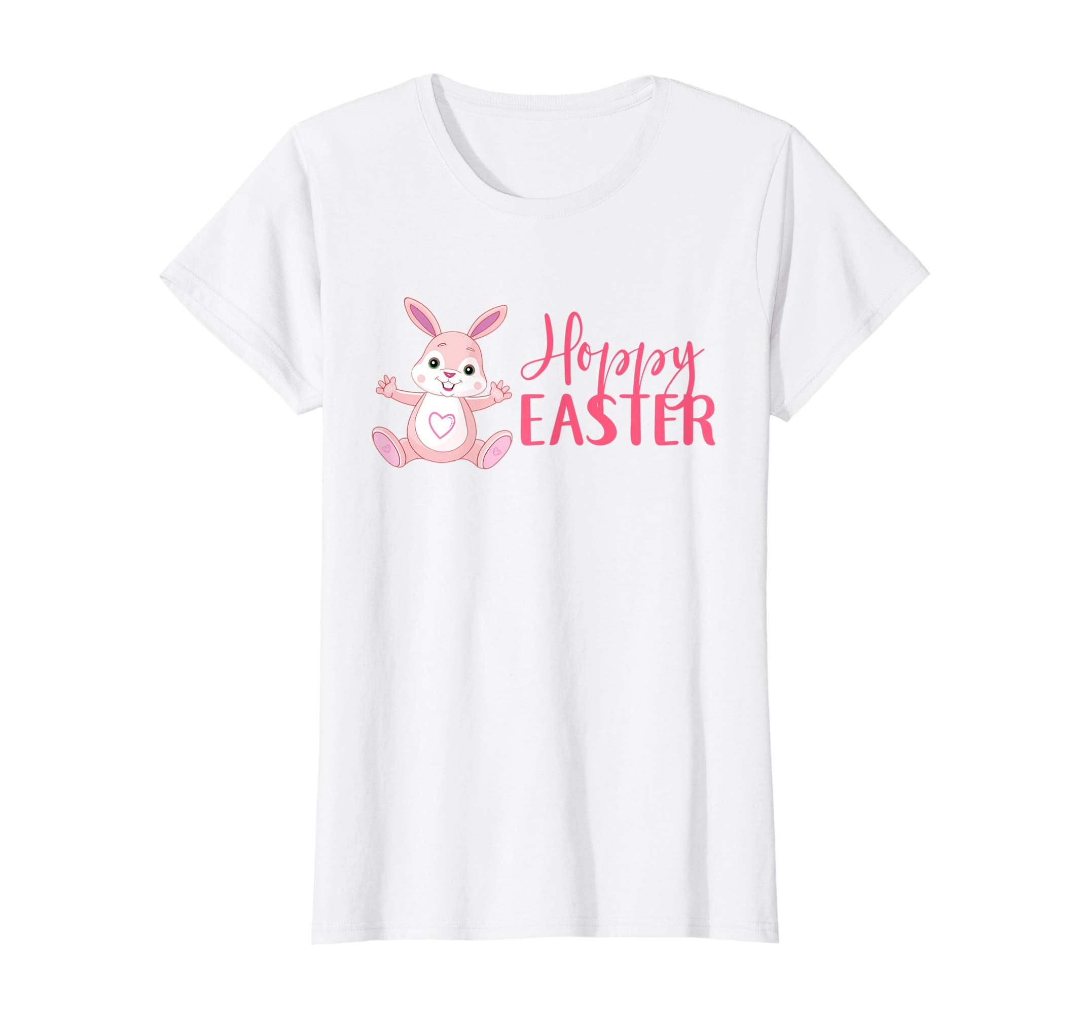 Cute Pink Bunny Hoppy Easter Shirt - Rabbit Happy Easter