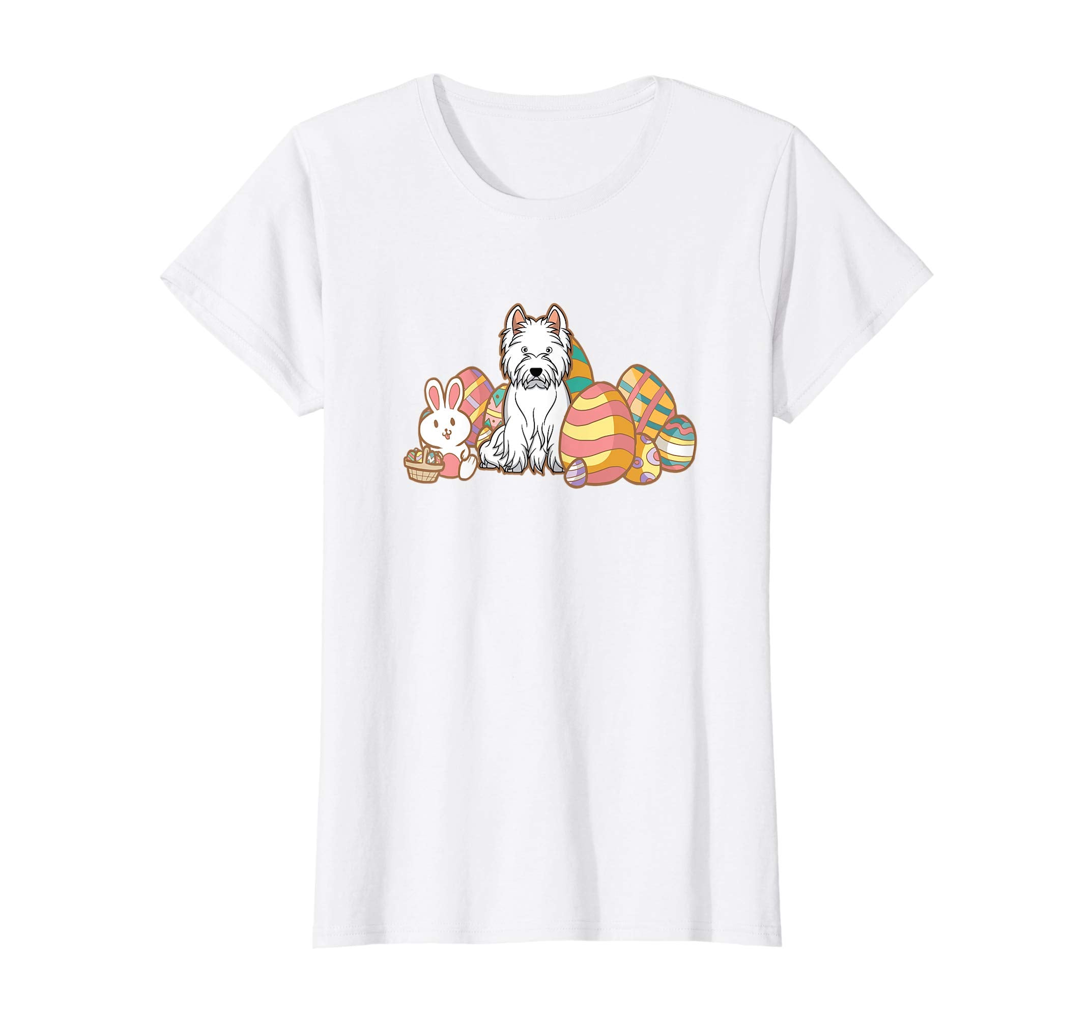 Easter West Highland Terrier Dog T-Shirt Gift